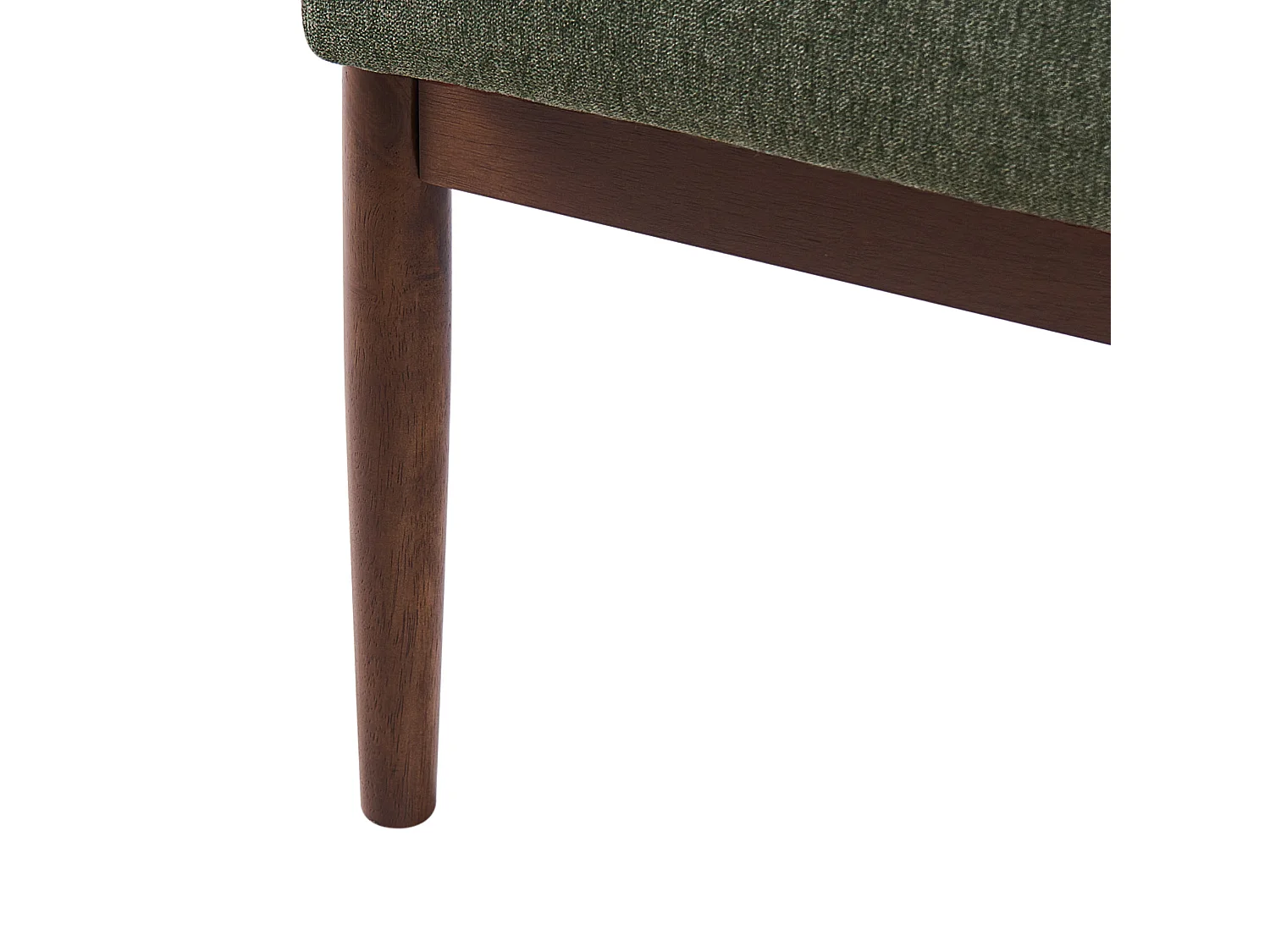 Canapé 3 places ESRUM Tissu Marron foncé/vert