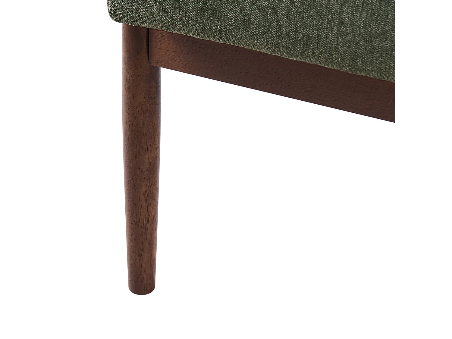 Canapé 3 places ESRUM Tissu Marron foncé/vert