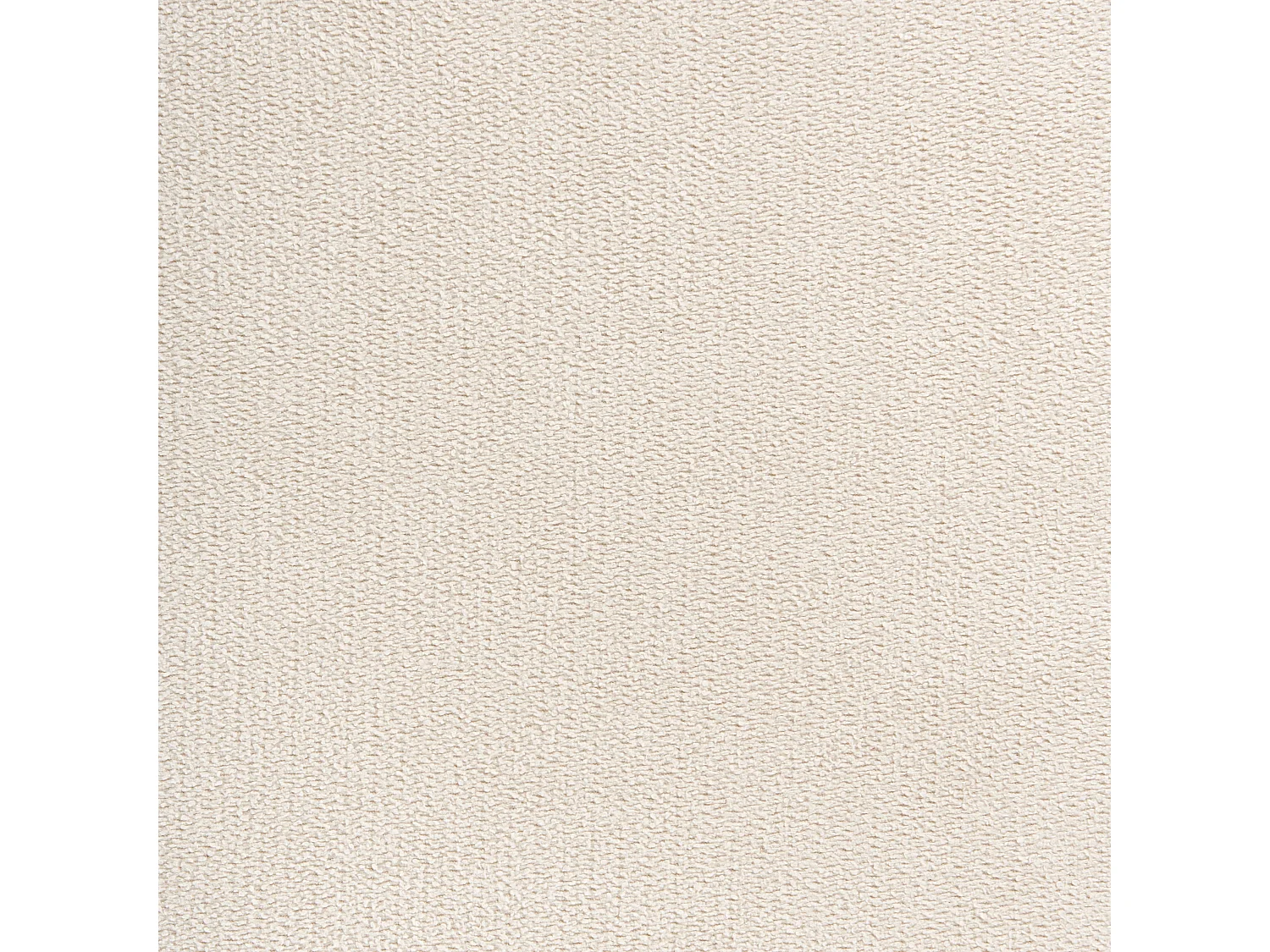 Lot de 2 chaises de salle à manger MYLO Tissu Blanc cassé/marron foncé