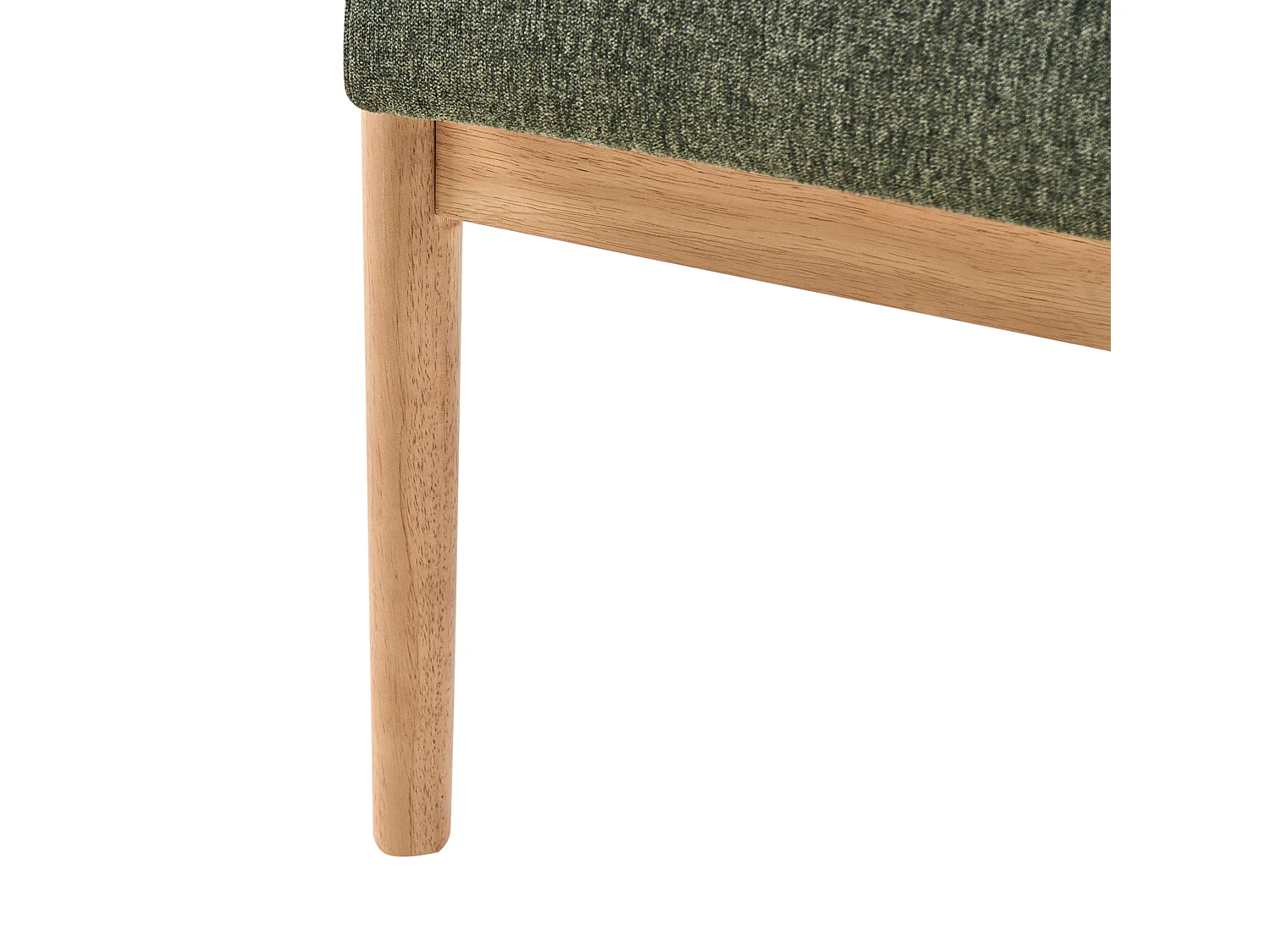 Canapé 2 places ESRUM Tissu Marron clair/vert