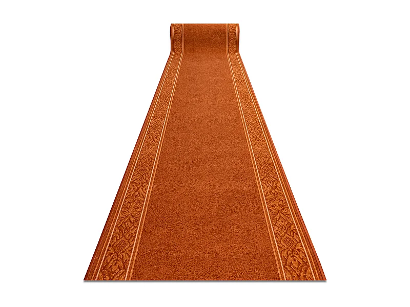 TAPIS DE COULOIR ANTIDÉRAPANT ST.TROPEZ Cadre antidérapant roux 67x900 cm