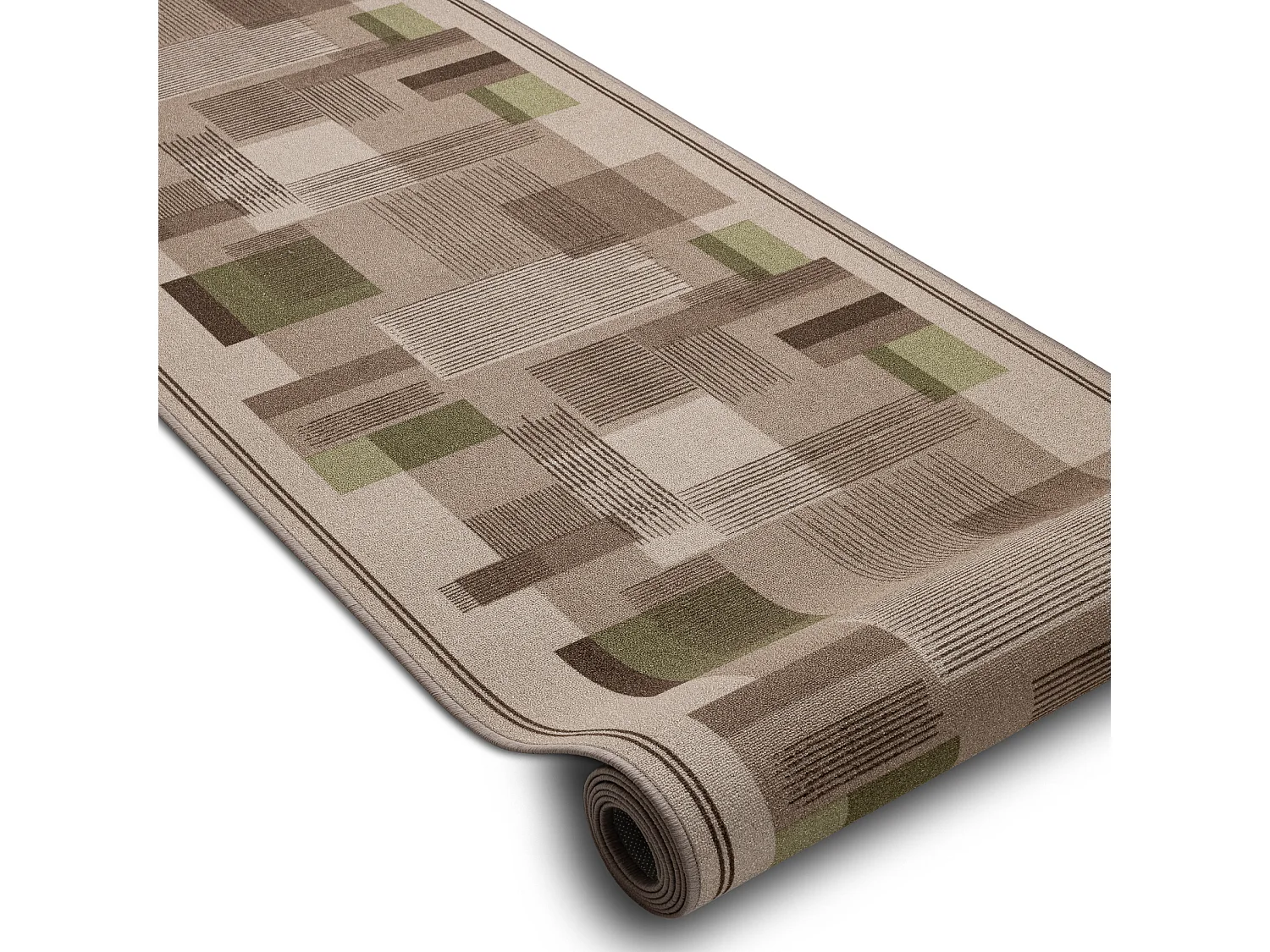 TAPIS DE COULOIR antidérapant LISTRA Géométrique, antidérapant bei 80x1400 cm