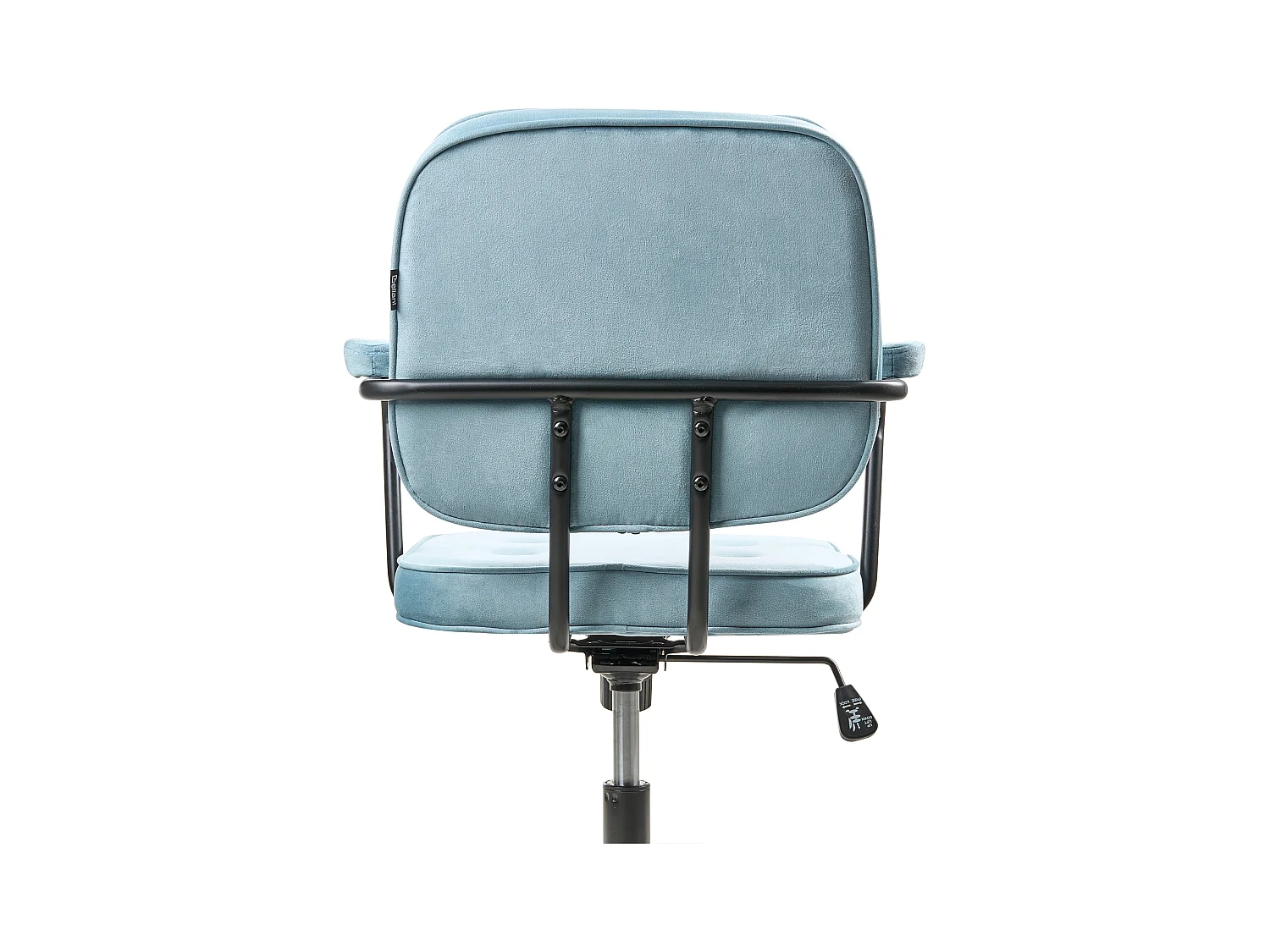 Chaise de bureau PAWNEE Velours Bleu clair