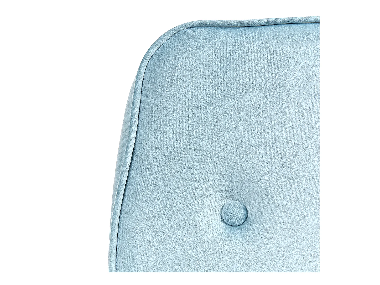 Chaise de bureau PAWNEE Velours Bleu clair