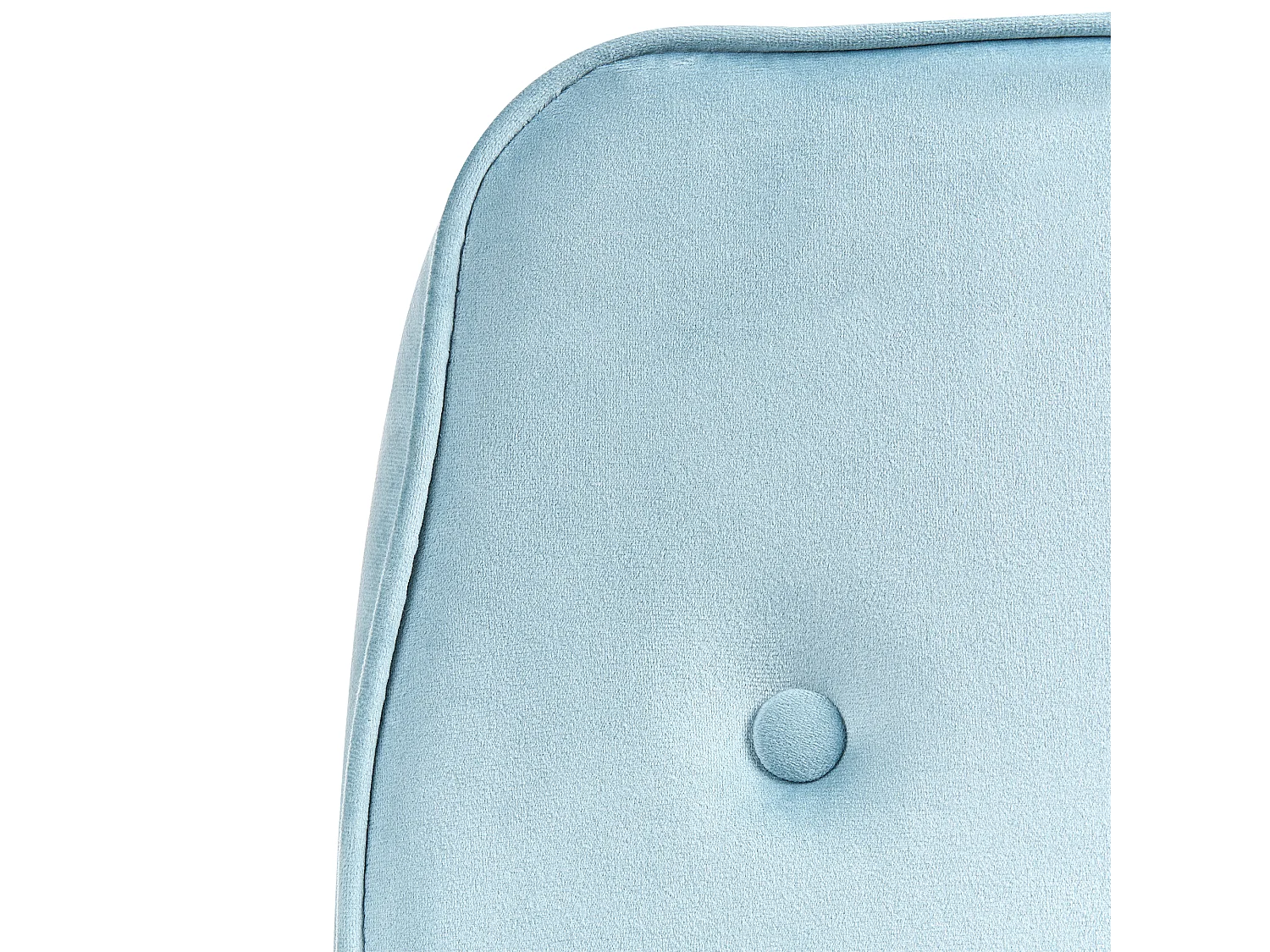 Chaise de bureau PAWNEE Velours Bleu clair