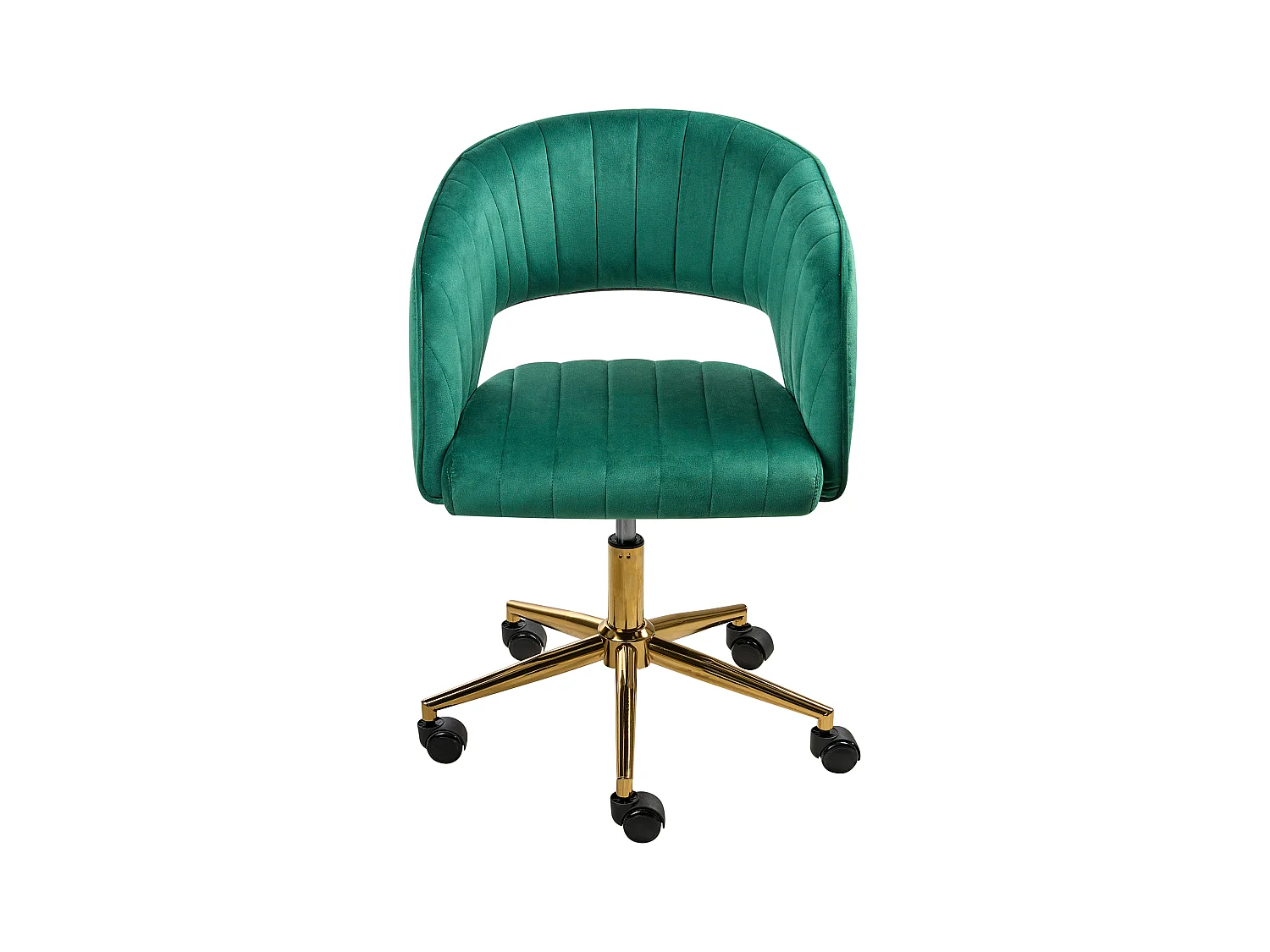 Chaise de bureau KATONAH Velours Vert