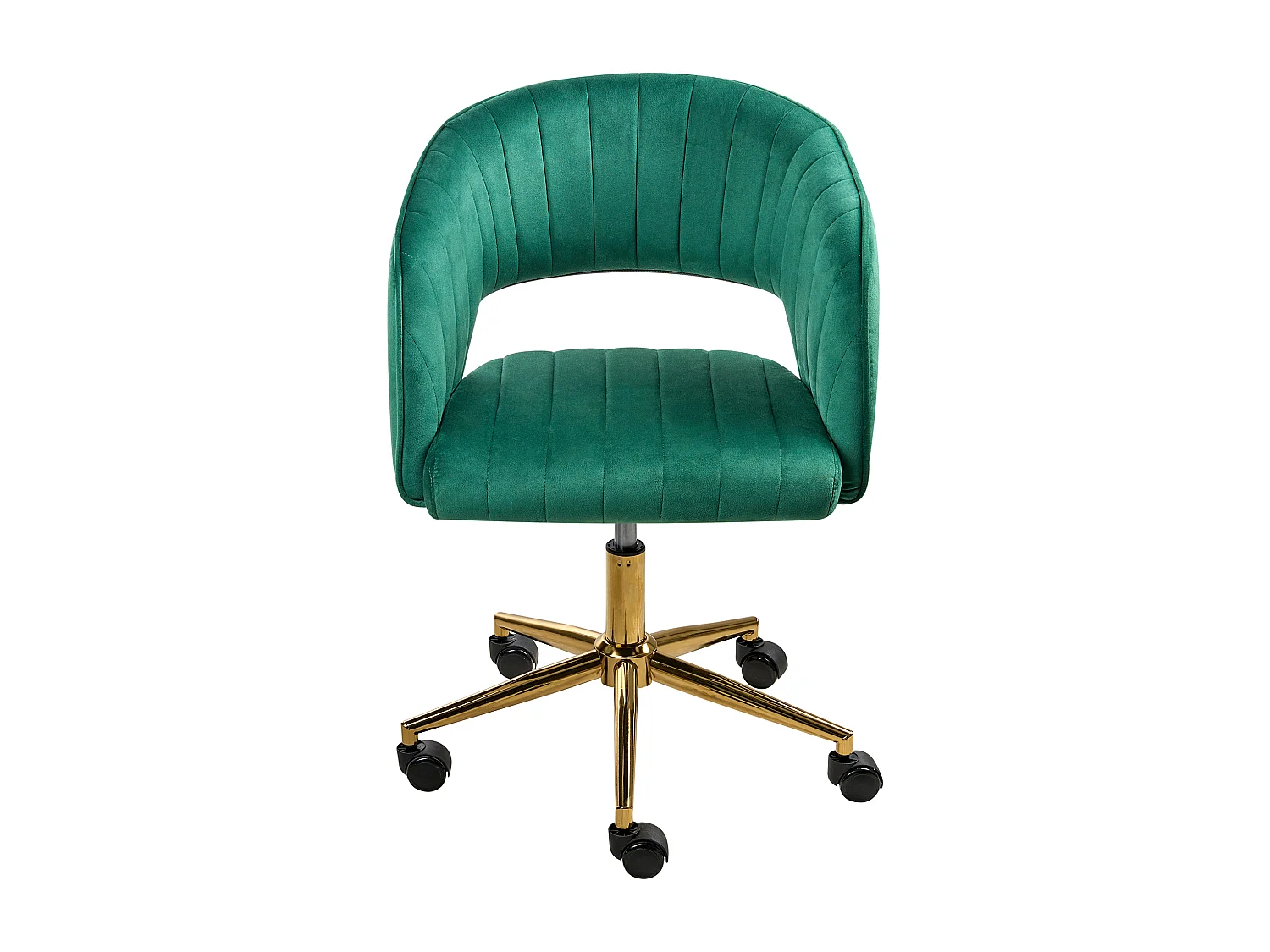 Chaise de bureau KATONAH Velours Vert