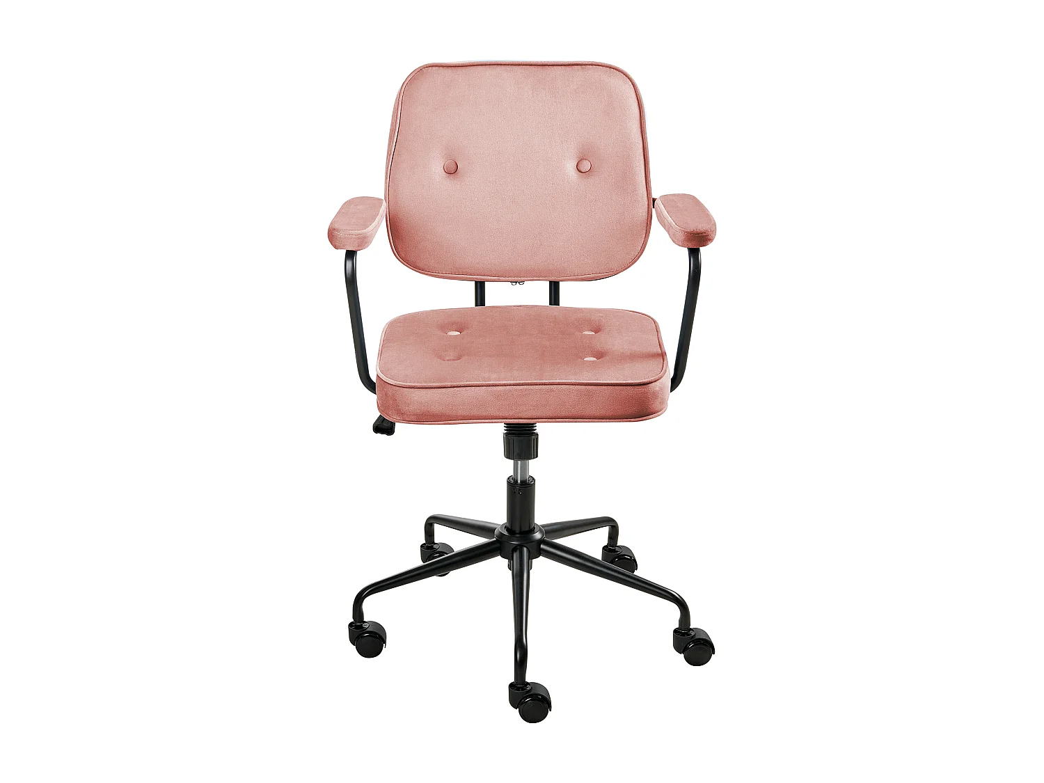 Chaise de bureau PAWNEE Velours Rose