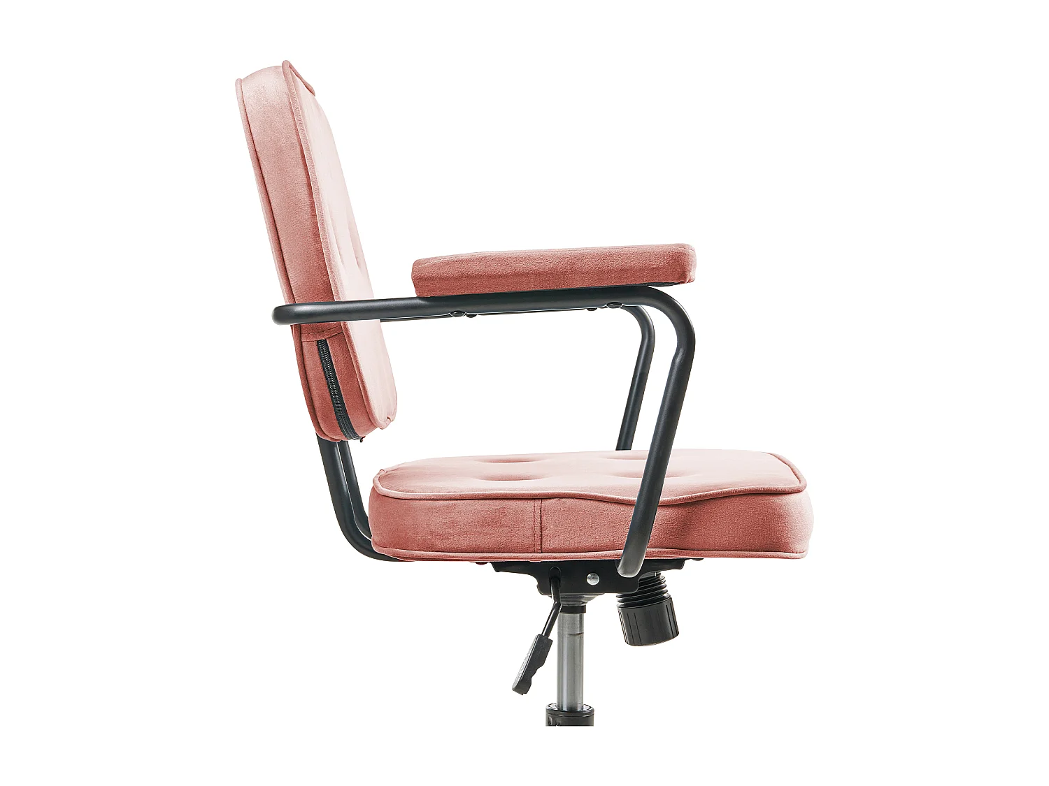 Chaise de bureau PAWNEE Velours Rose