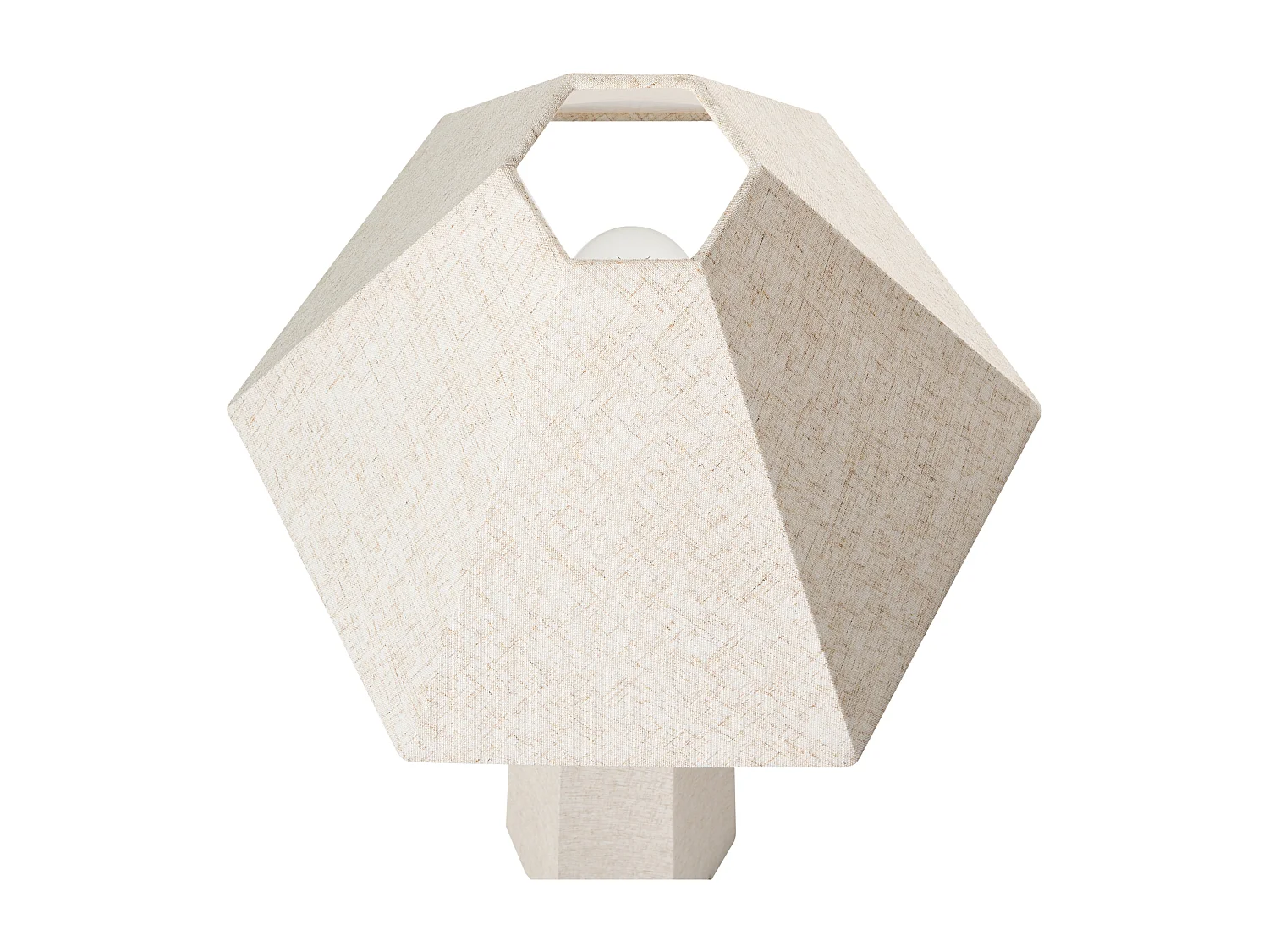 Lampadaire DEMBI Lin synthétique Beige clair
