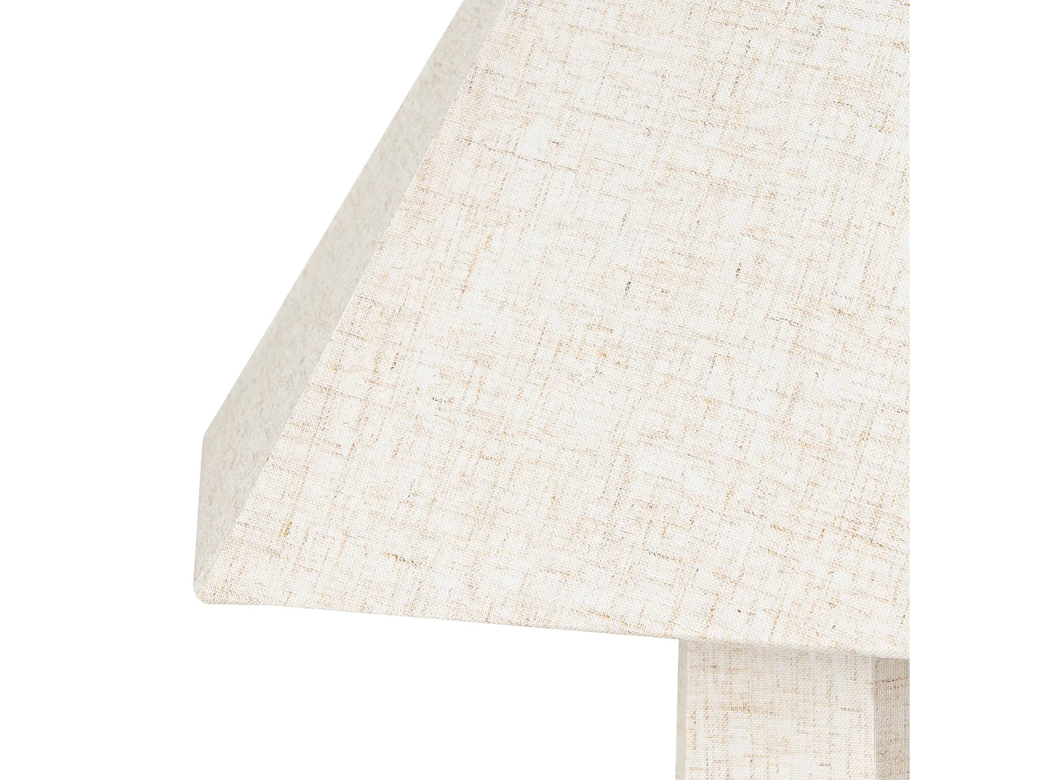 Lampadaire DEMBI Lin synthétique Beige clair