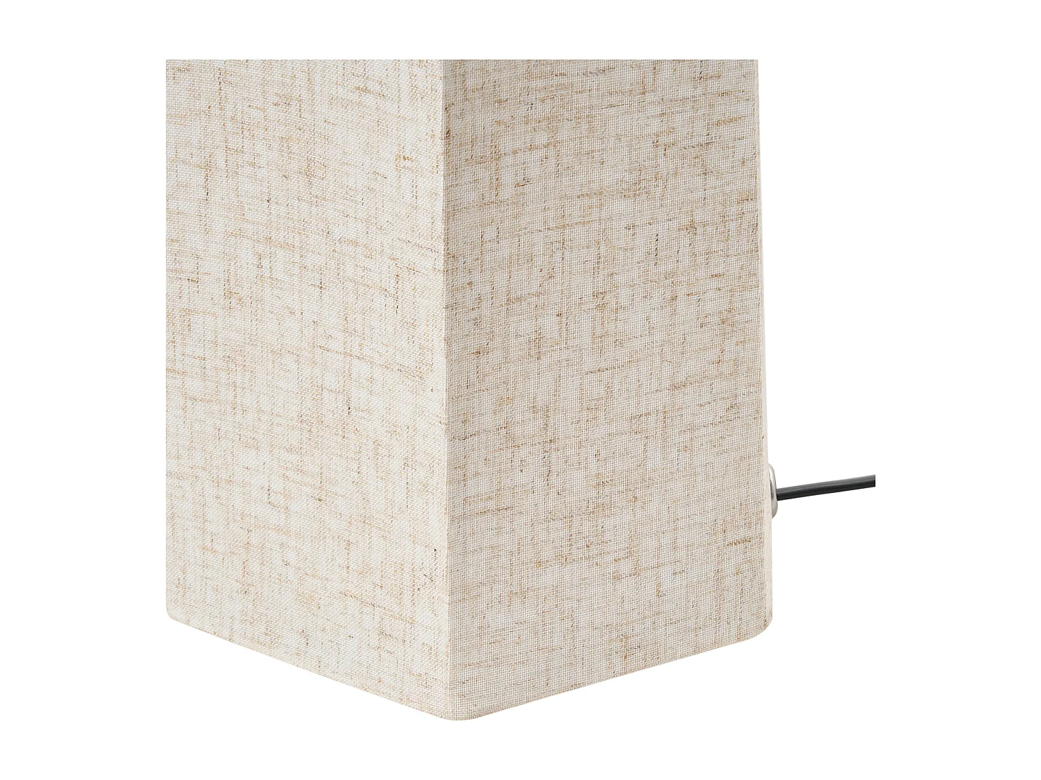 Lampadaire DEMBI Lin synthétique Beige clair