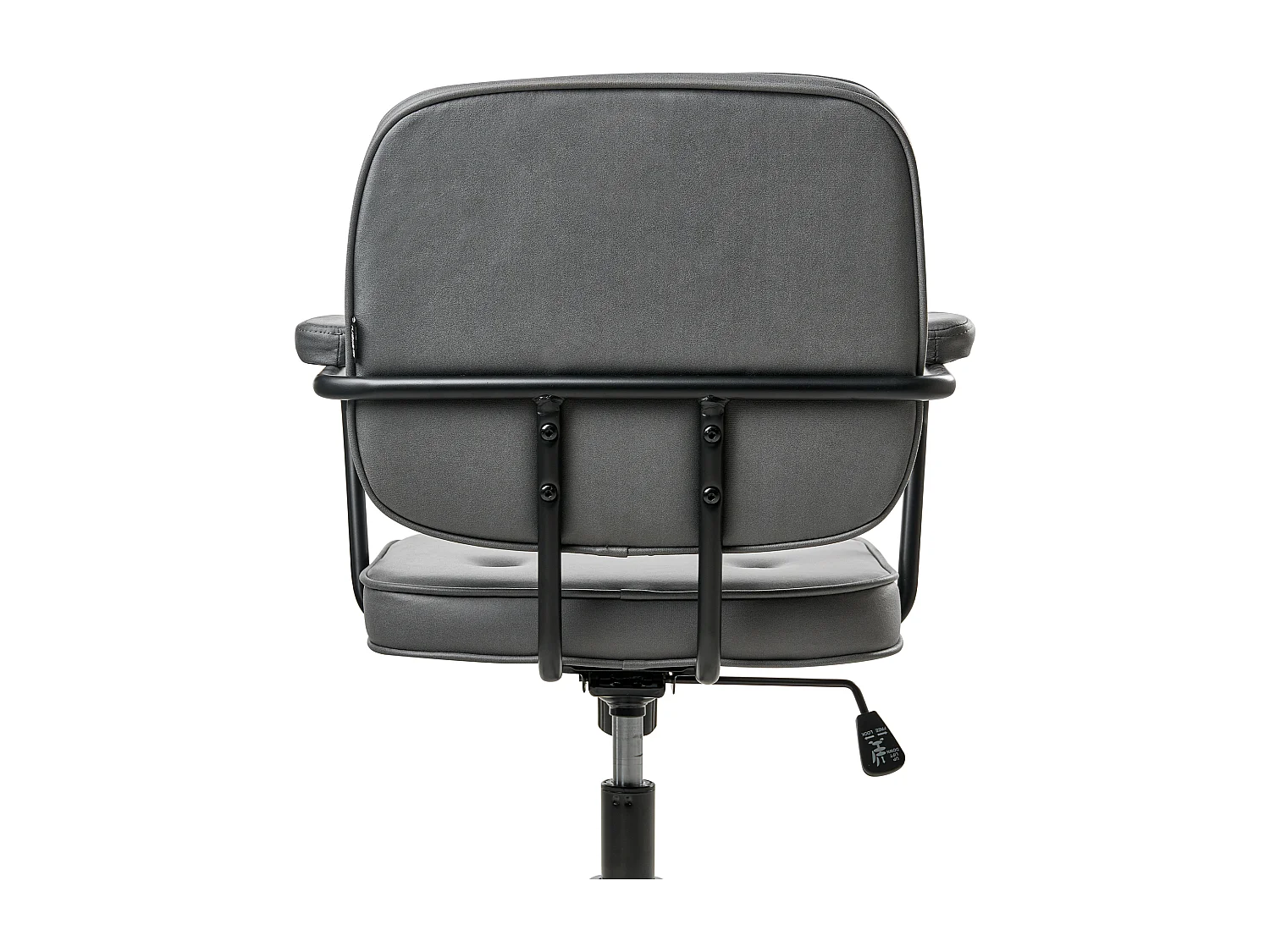 Chaise de bureau PAWNEE Velours Gris