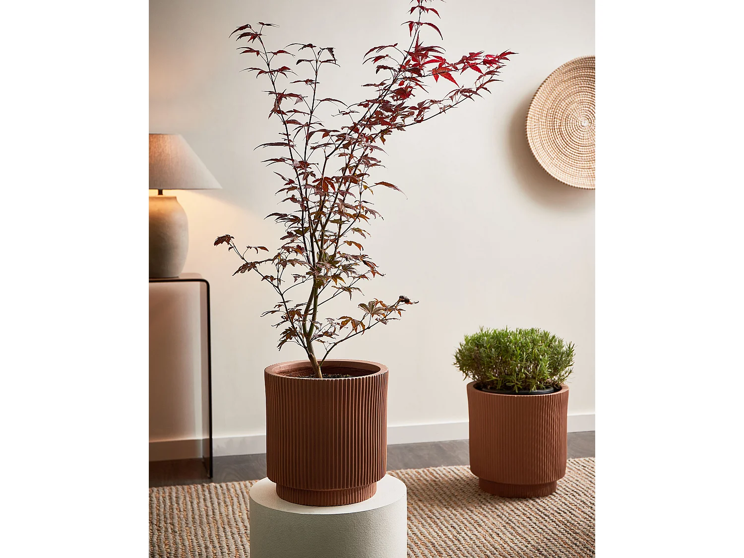 Plant Pot DARIA 30 cm Brown