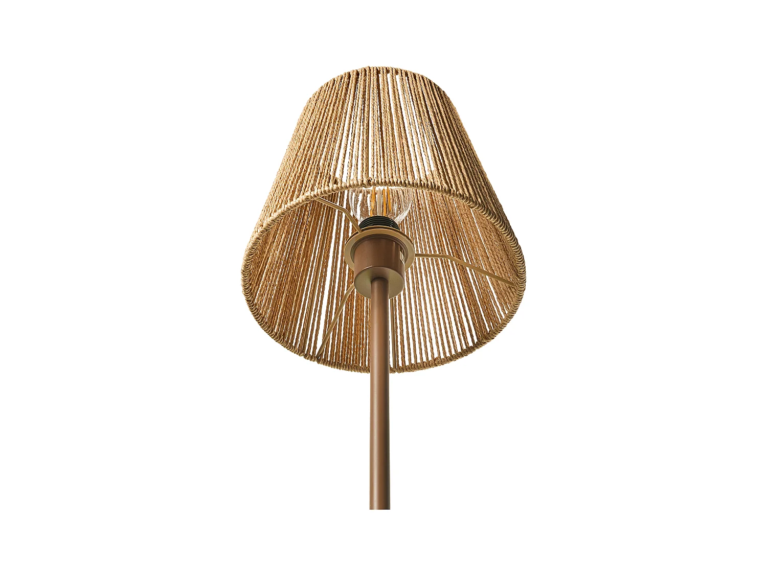 Lampadaire HANGER Métal Marron