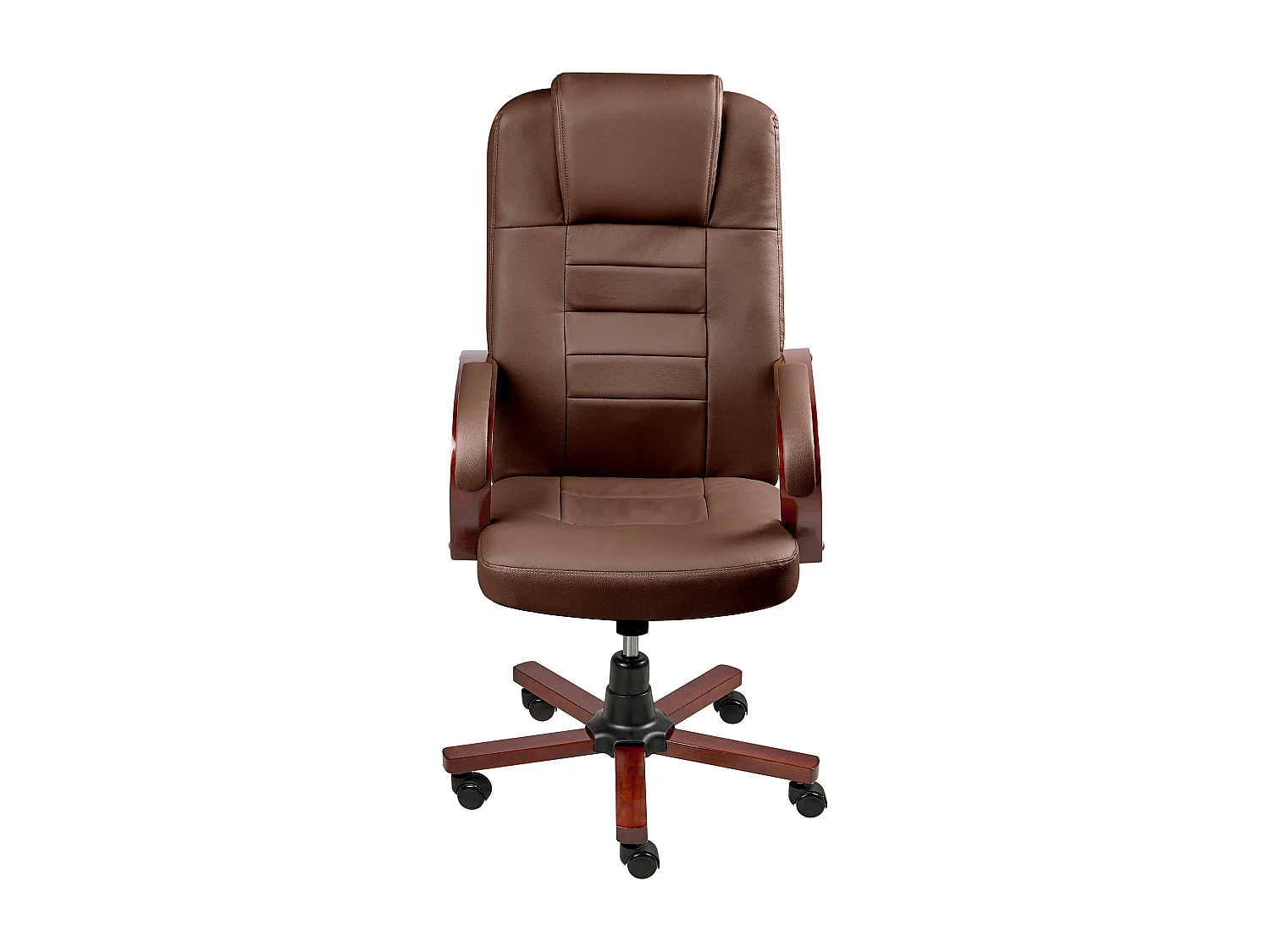 Fauteuil massant DIAMOND avec fonction chauffante Cuir Marron foncé