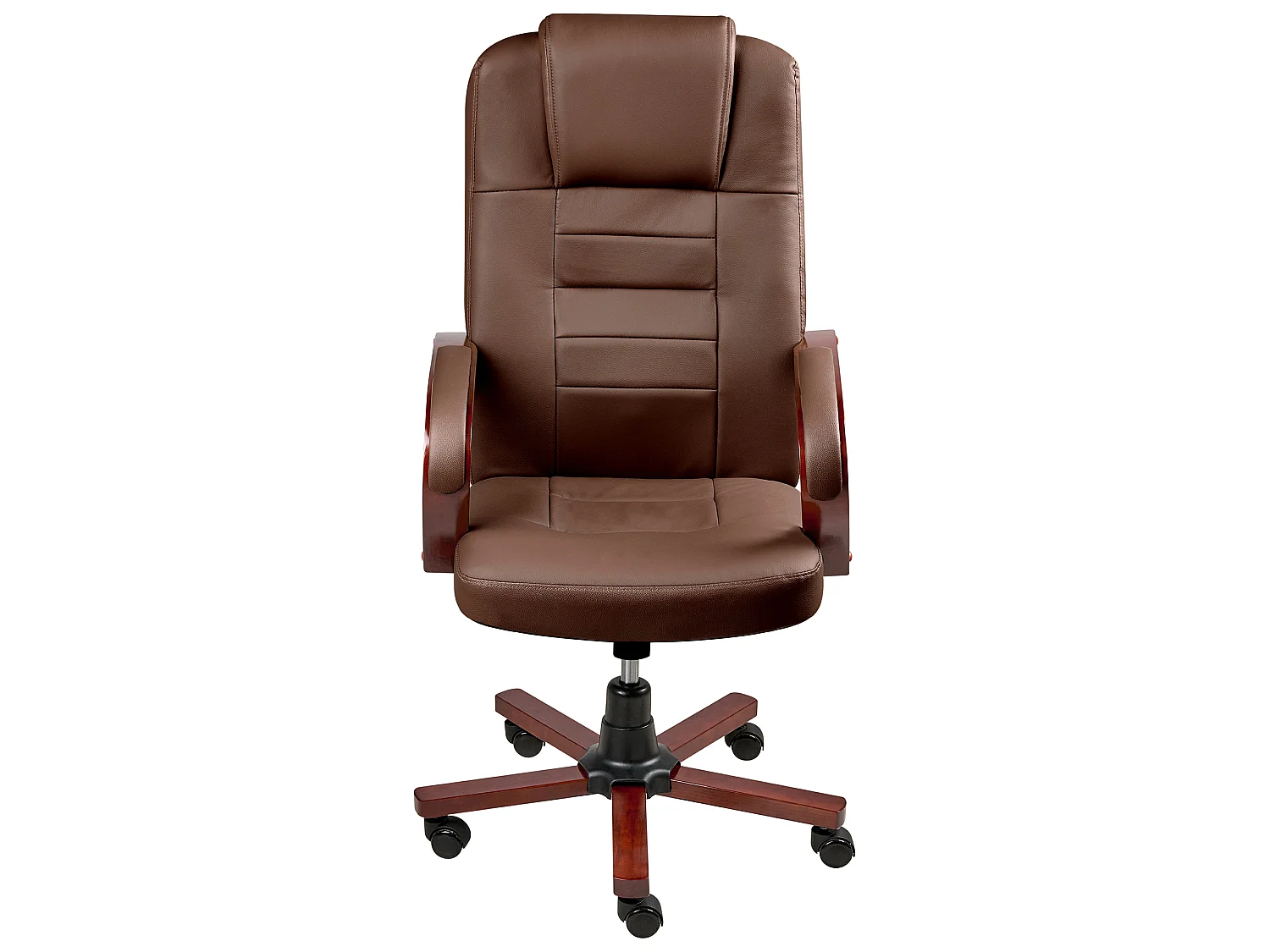 Massage Chair DIAMOND with Heating Leather Dark Brown
