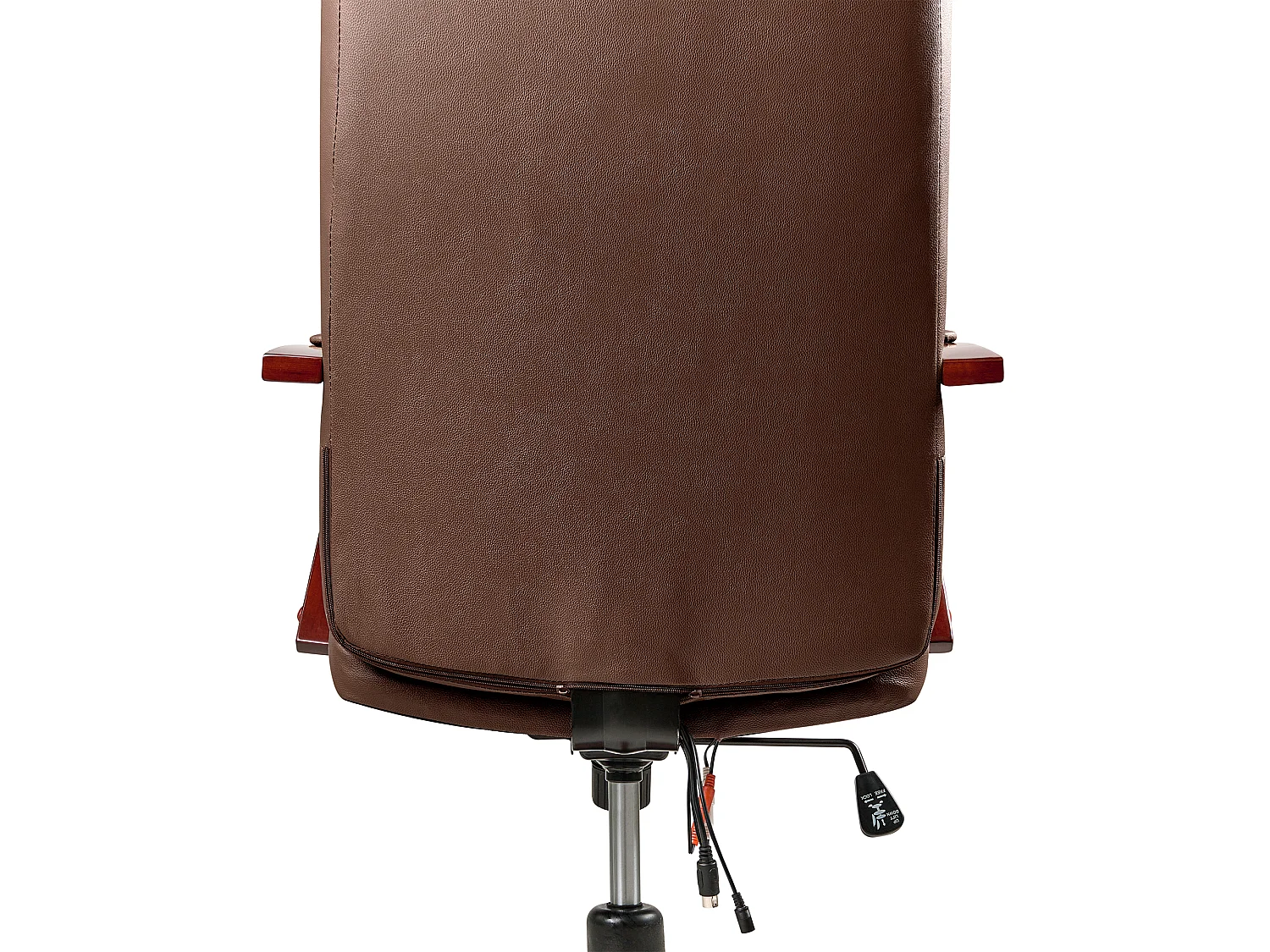 Massage Chair DIAMOND with Heating Leather Dark Brown