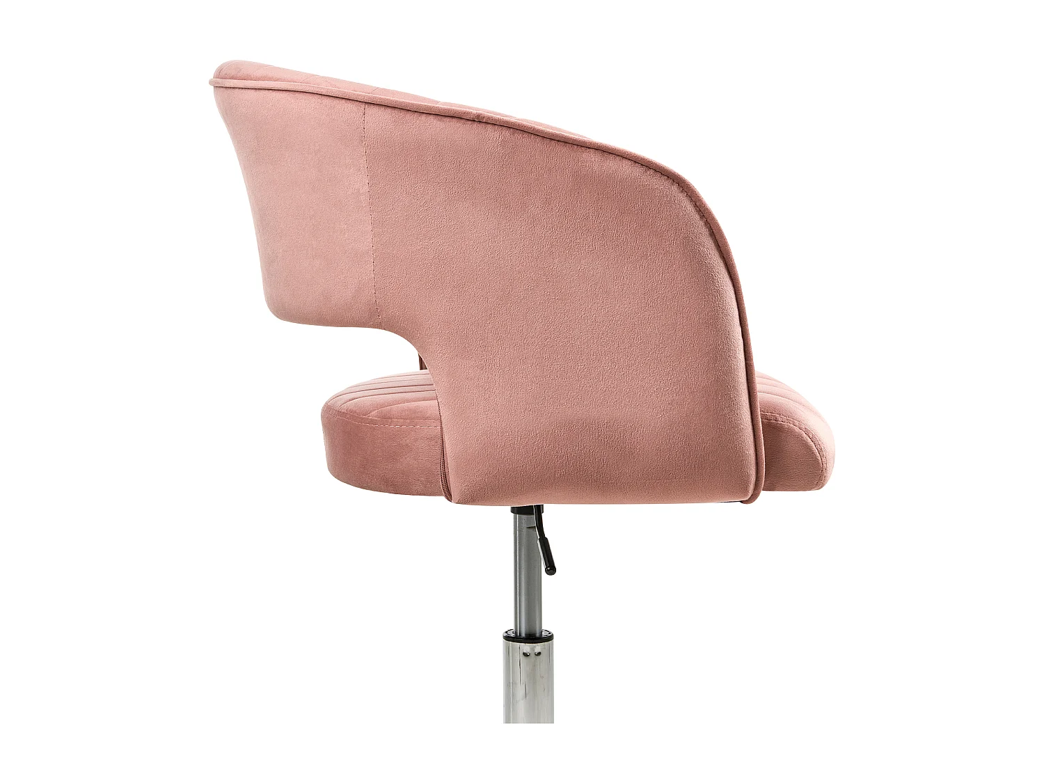 Chaise de bureau KATONAH Velours Rose