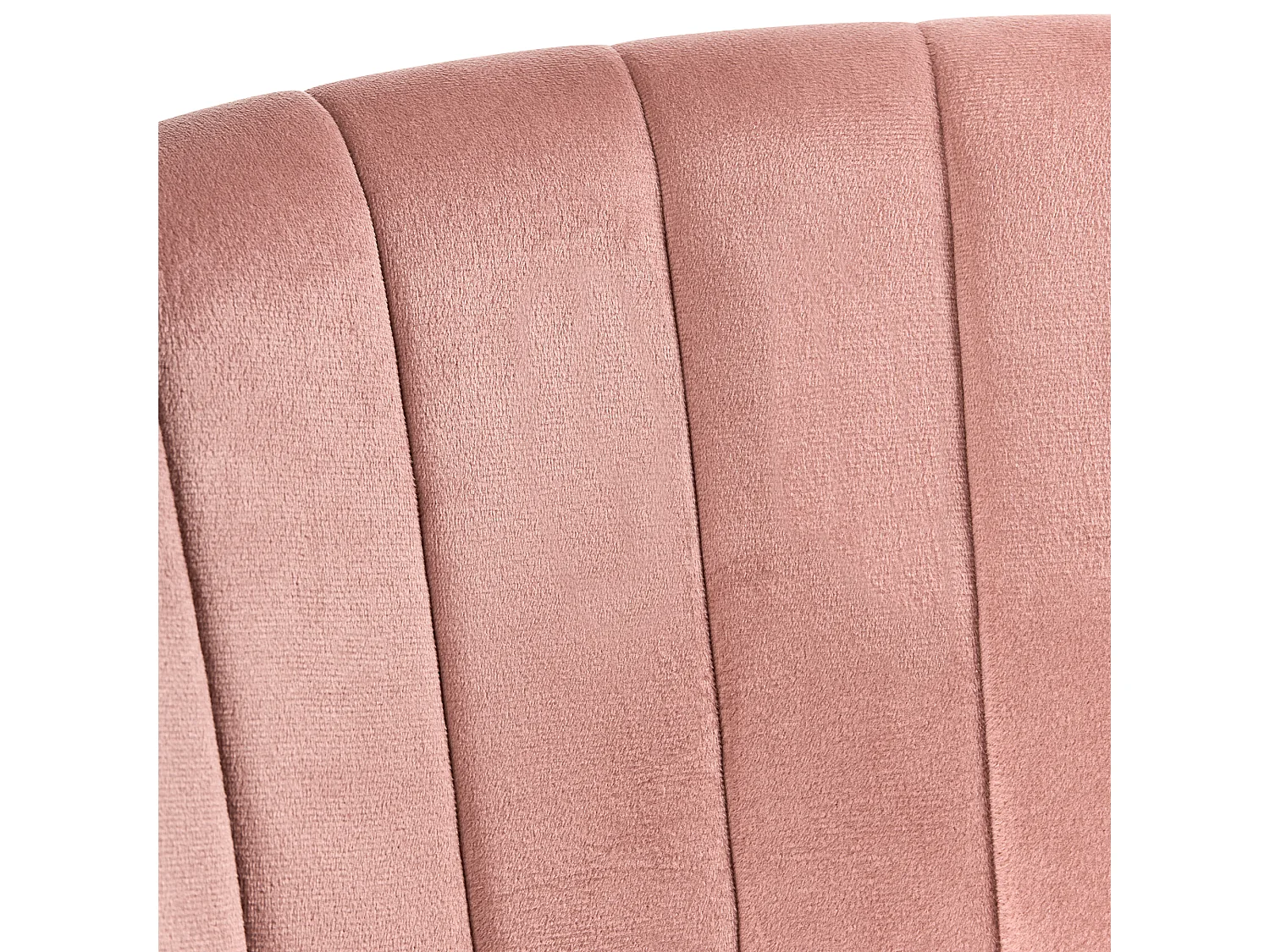 Chaise de bureau KATONAH Velours Rose