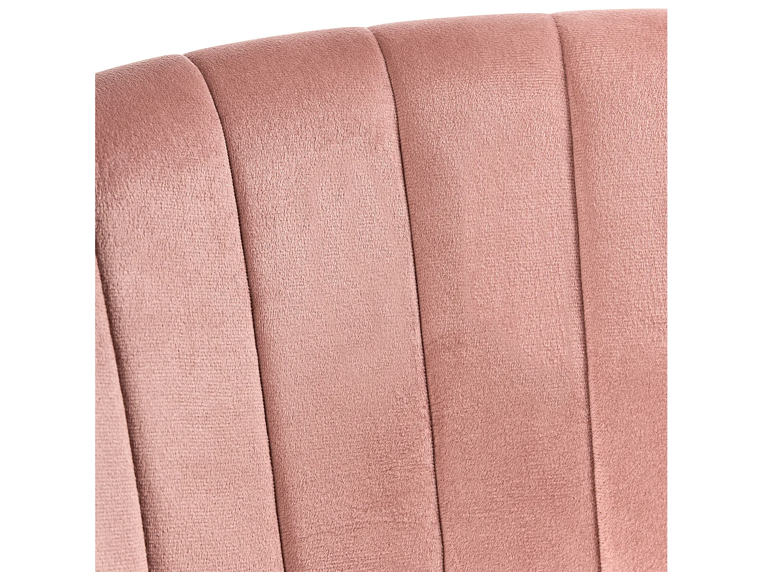 Chaise de bureau KATONAH Velours Rose