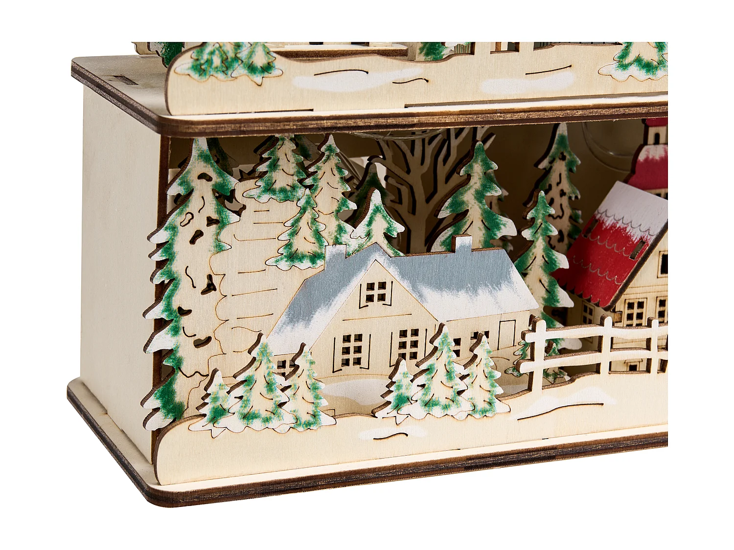 Décoration de Noël LED BOLKESJO 39 cm Marron clair