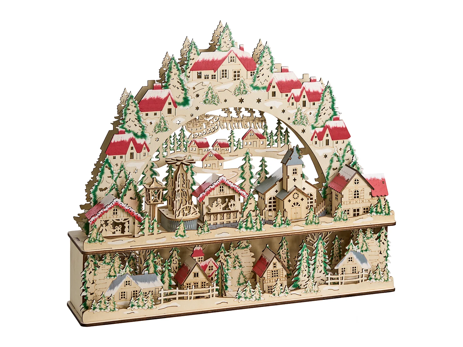 Christmas Decoration LED BOLKESJO 39 cm Light Brown