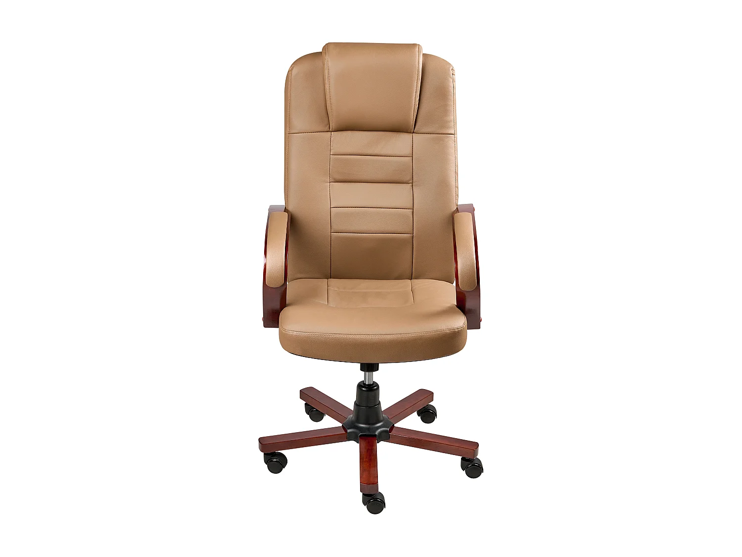 Fauteuil massant DIAMOND avec fonction chauffante Cuir Marron clair