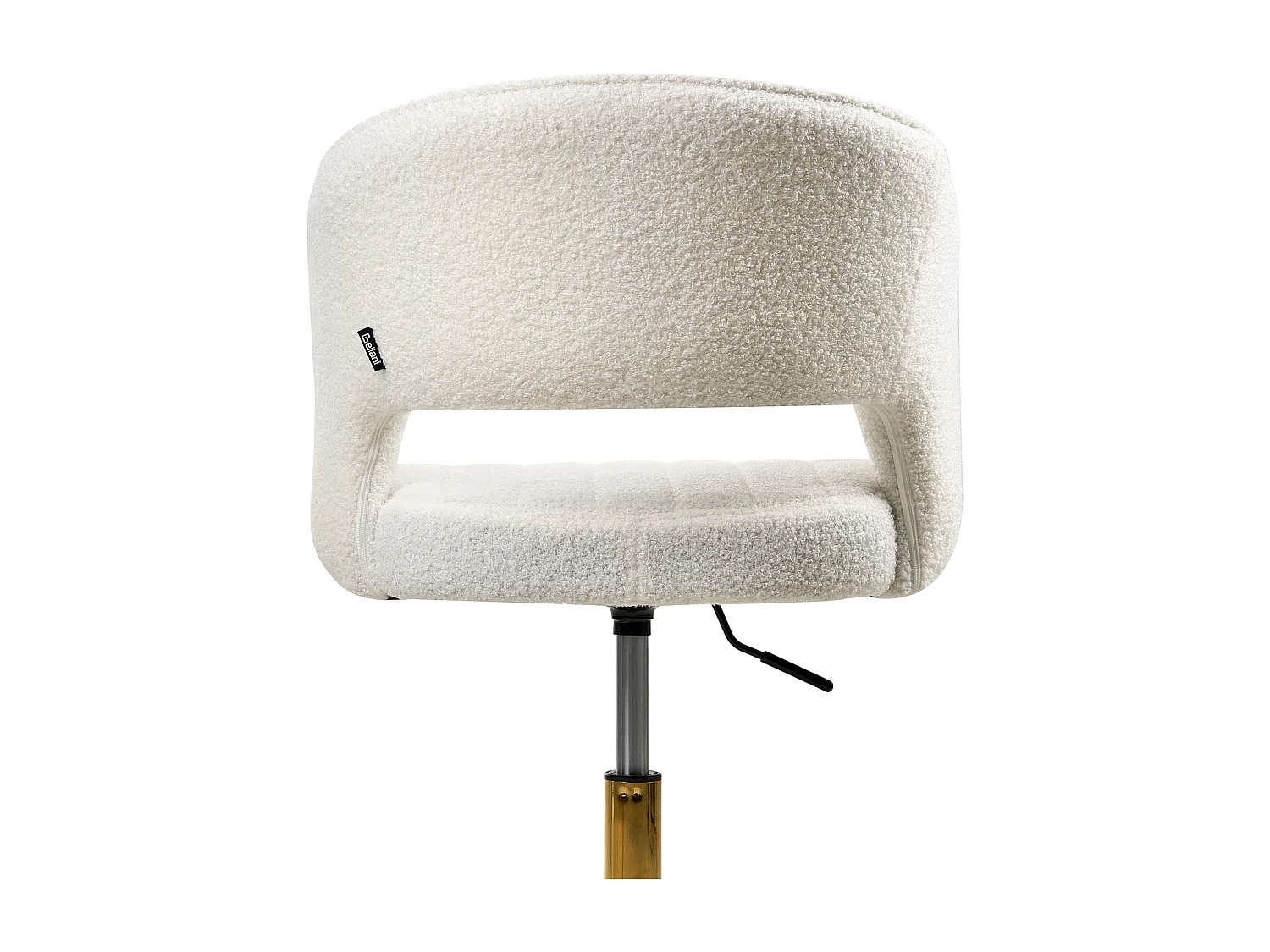 Chaise de bureau KATONAH Bouclé Blanc cassé
