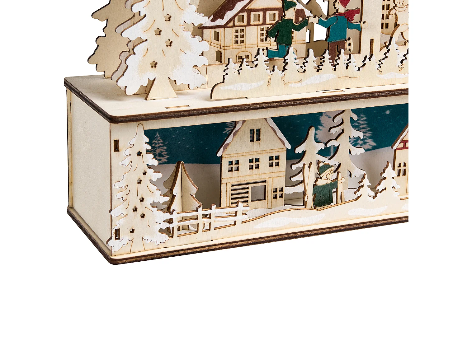 Décoration de Noël LED NORSJO 36 cm Marron clair