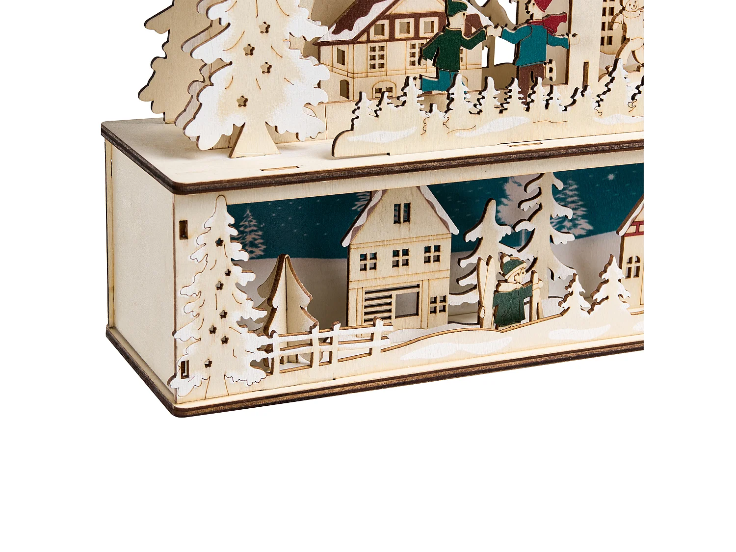 Décoration de Noël LED NORSJO 36 cm Marron clair