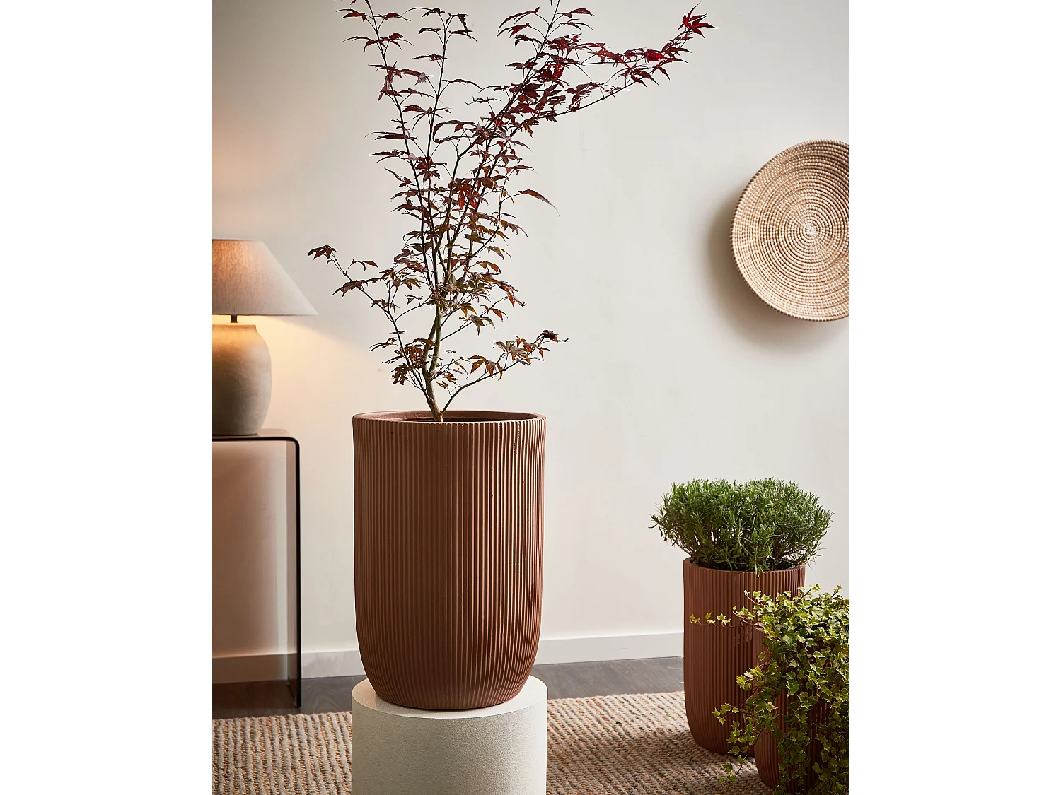 Plant Pot EANTIO 37 cm Brown