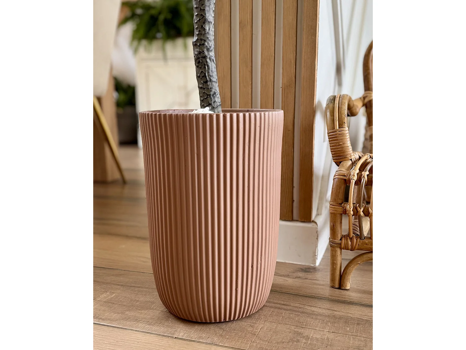 Plant Pot EANTIO 25 cm Brown