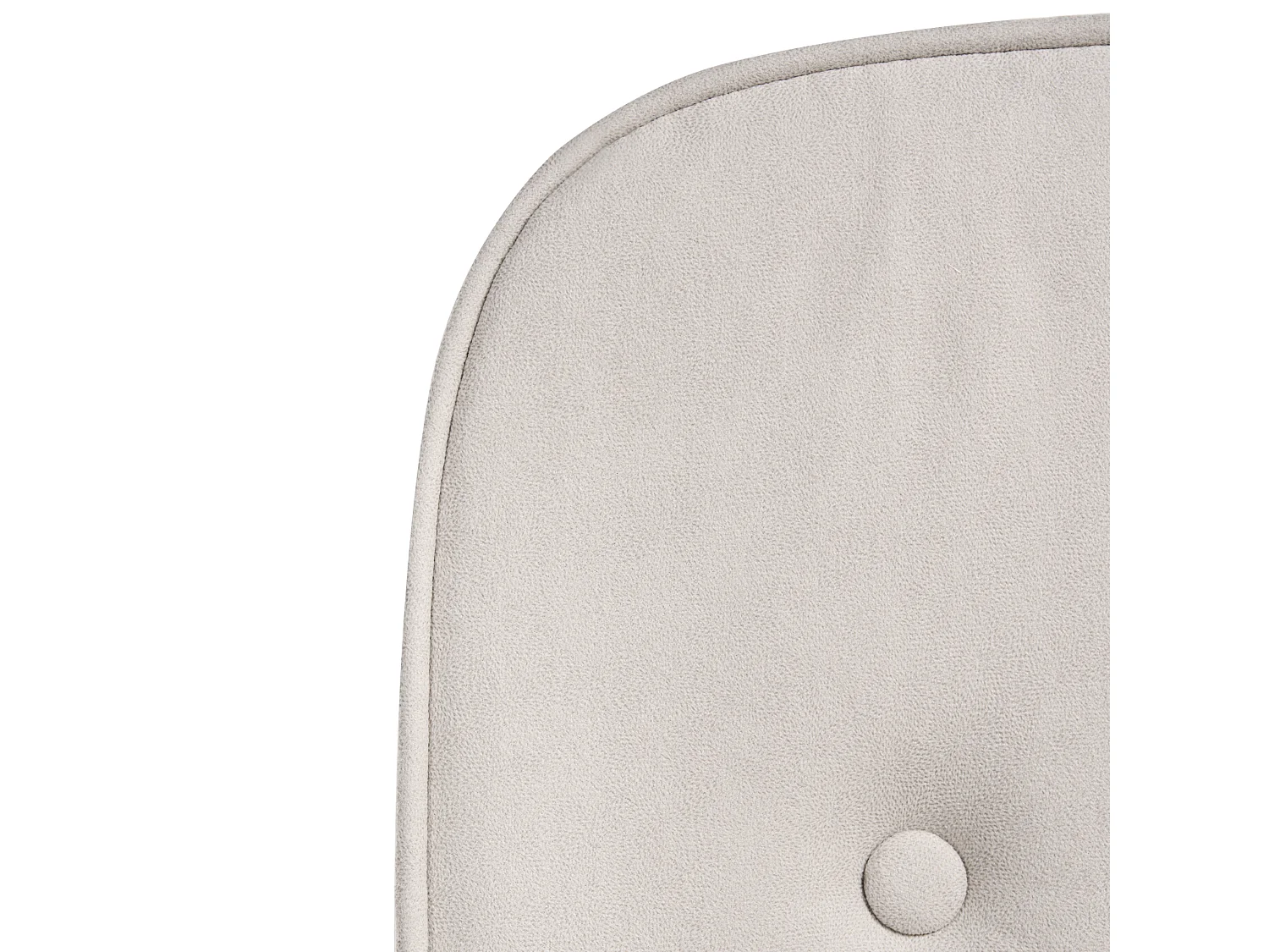 Chaise de bureau PAWNEE Velours Beige clair