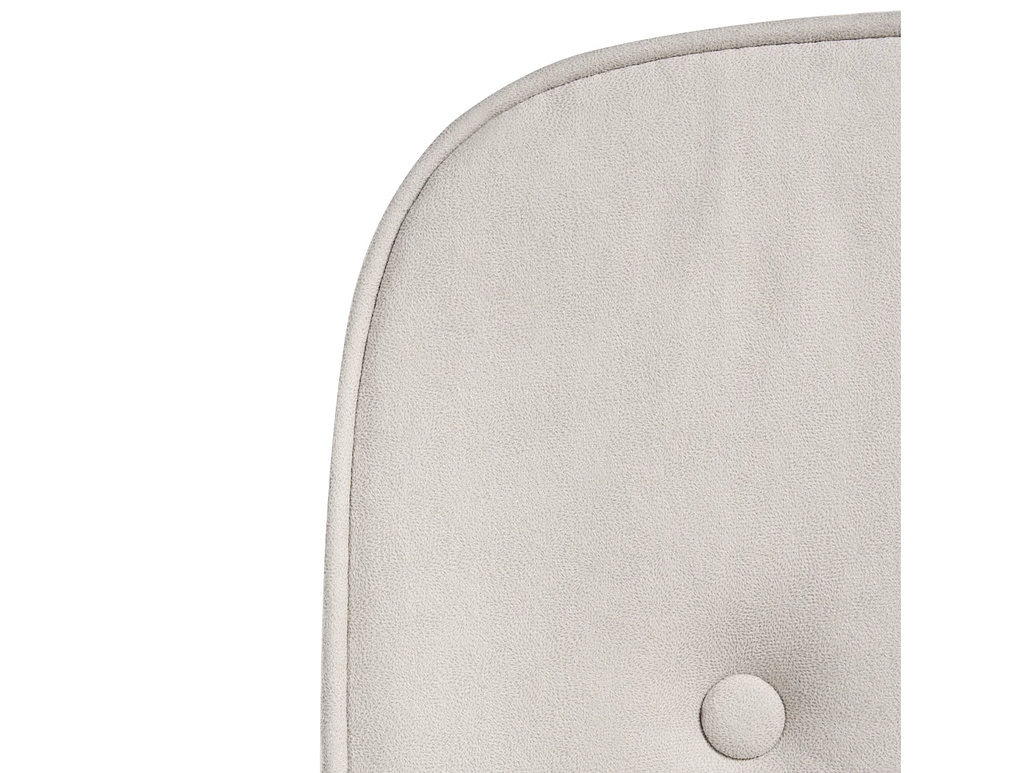 Chaise de bureau PAWNEE Velours Beige clair