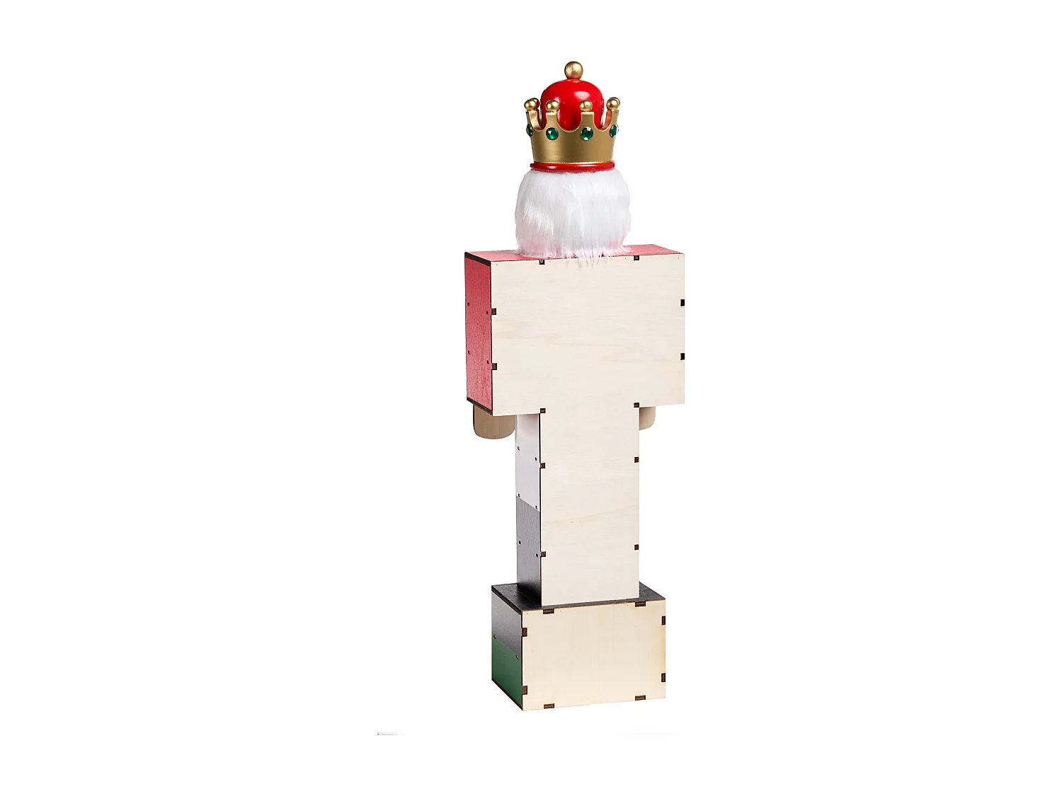 Décoration de Noël FERAGEN Casse-noisette Calendrier de l'Avent 59 cm Multicolore