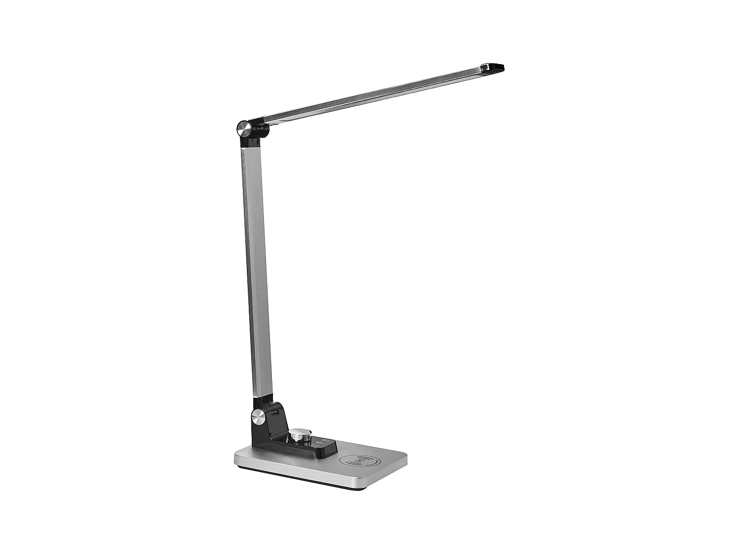 Lampe de bureau LED ENIF Avec chargeur sans fil Argenté