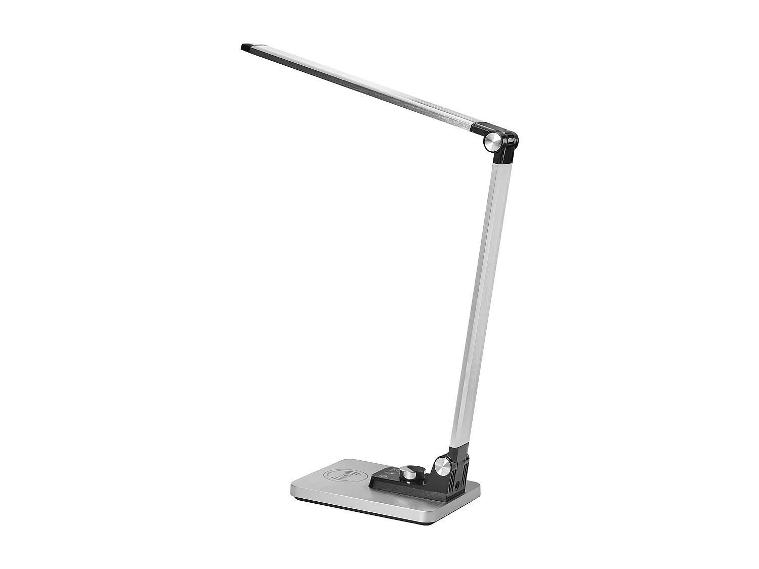 Lampe de bureau LED ENIF Avec chargeur sans fil Argenté
