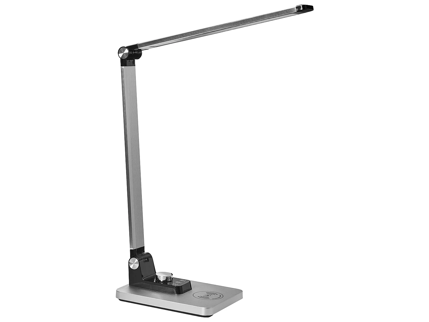 LED Desk Lamp ENIF with Wireless Charger Silver