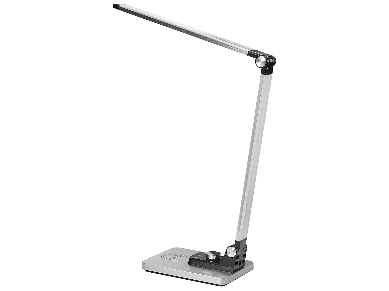 LED Desk Lamp ENIF with Wireless Charger Silver