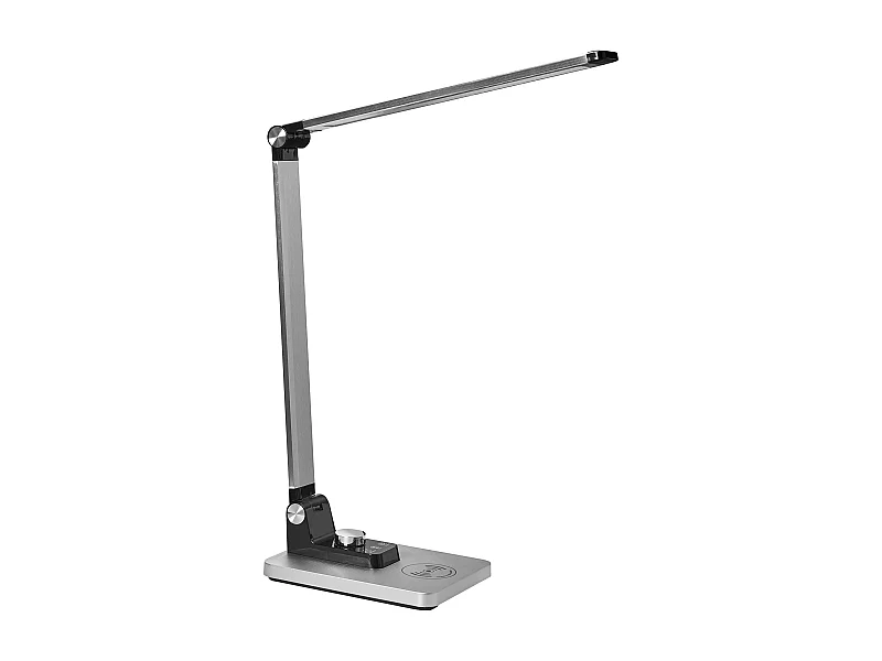 Lampe de bureau LED ENIF Avec chargeur sans fil Argenté