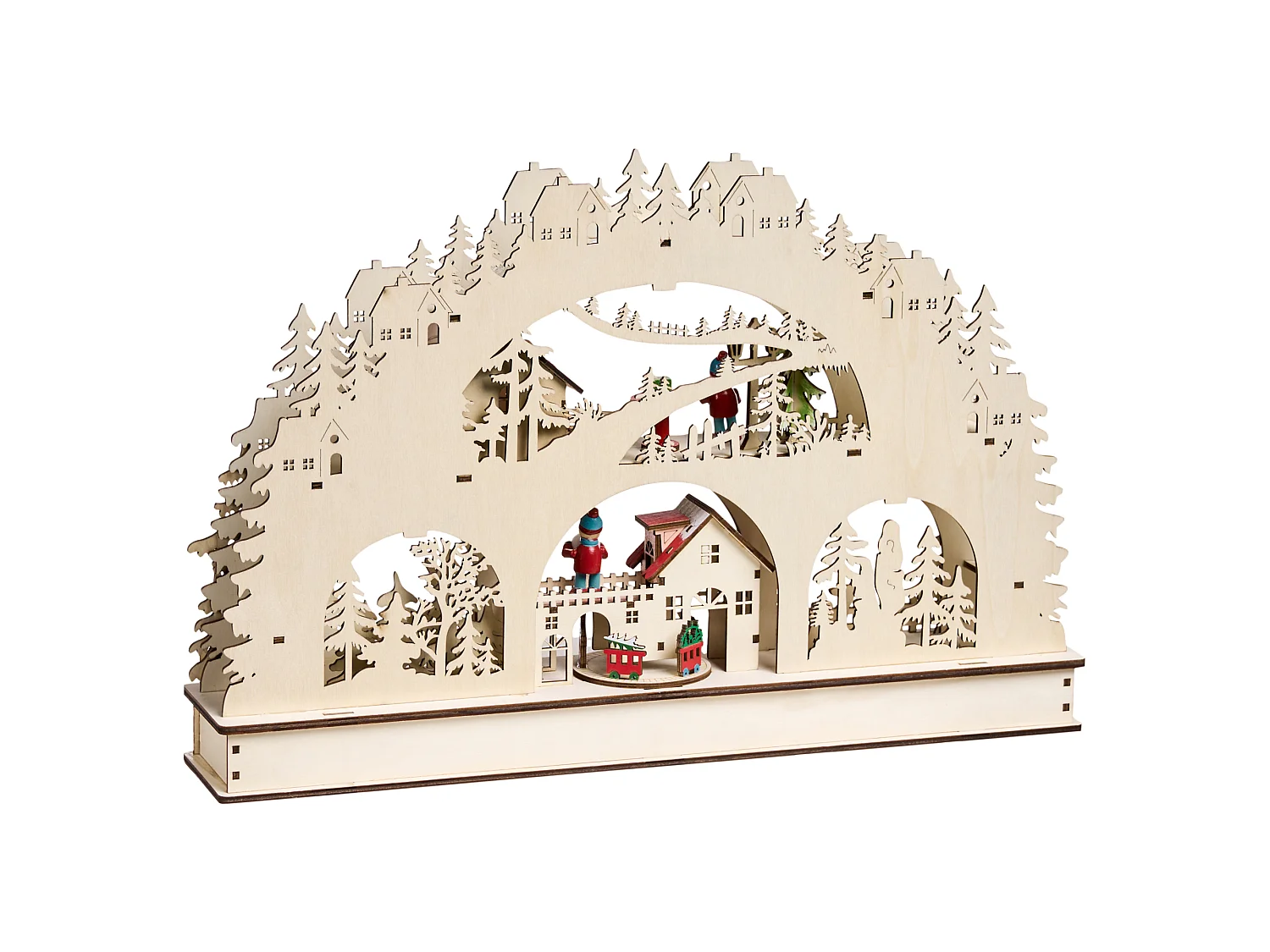 Christmas Decoration LED SELURA 30 cm Light Brown