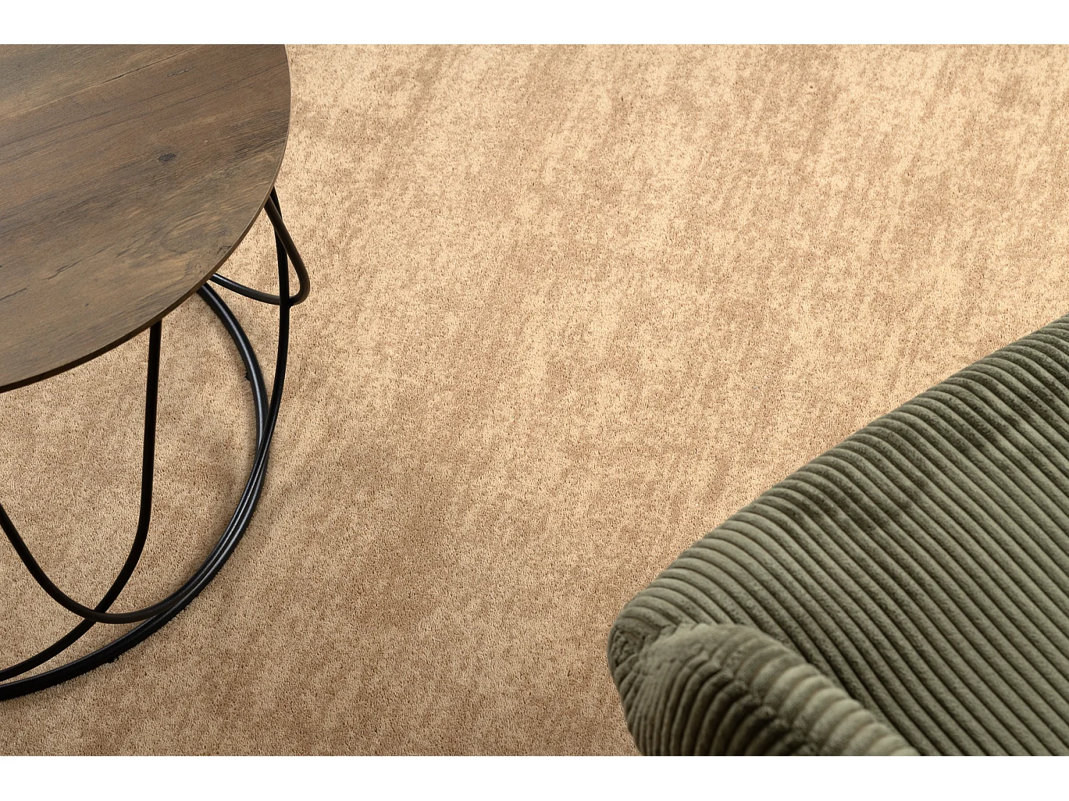 Tapis en laine OMEGA DUKE Mélange beige 135x200 cm