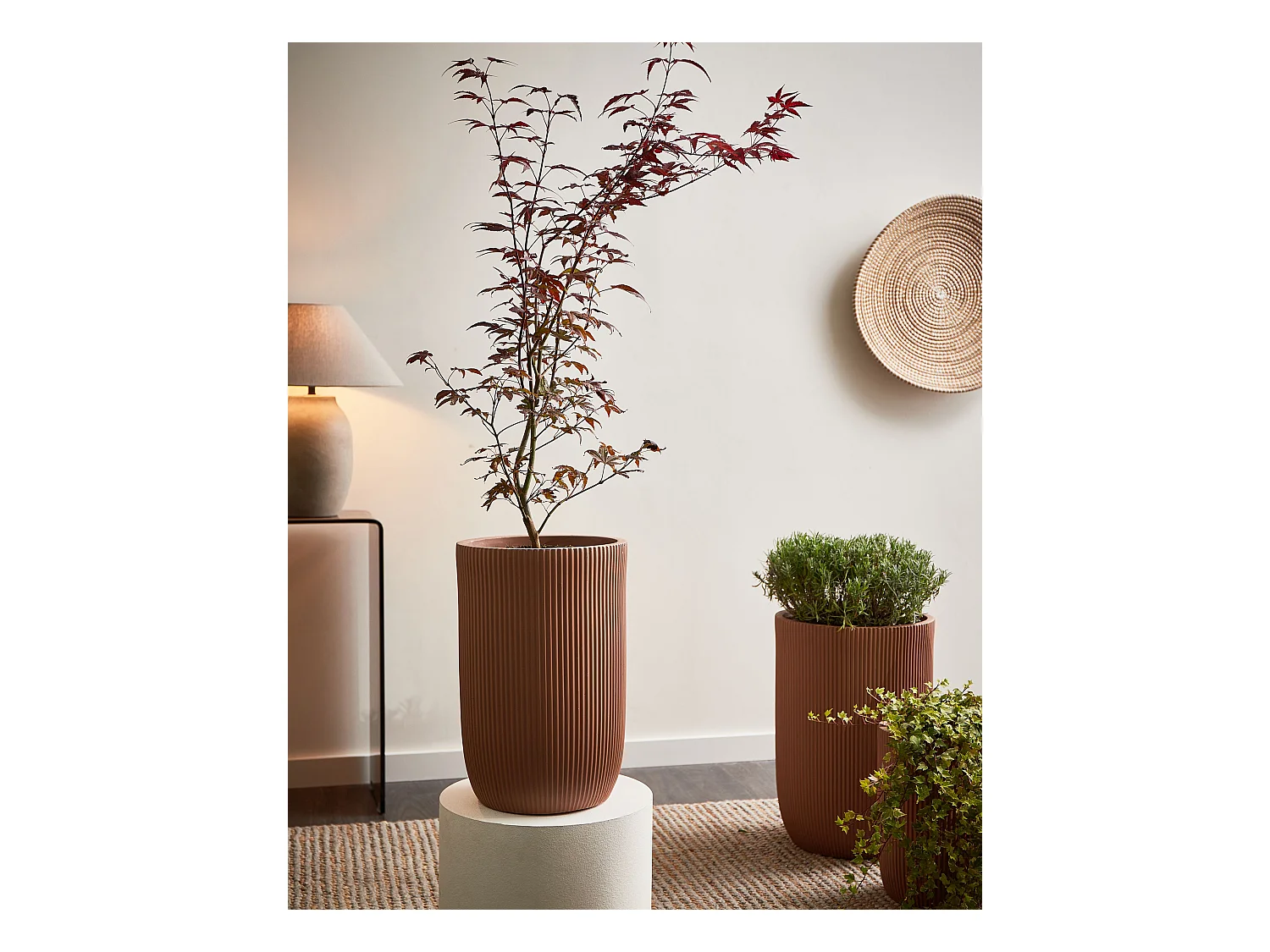 Cache-pot EANTIO 30 cm Marron