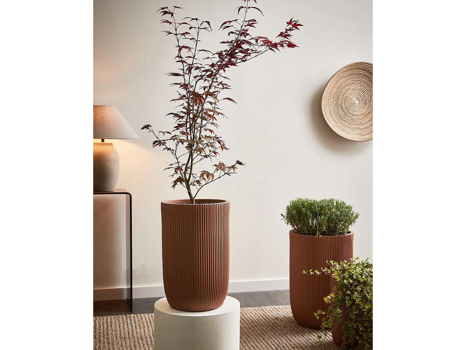 Cache-pot EANTIO 30 cm Marron