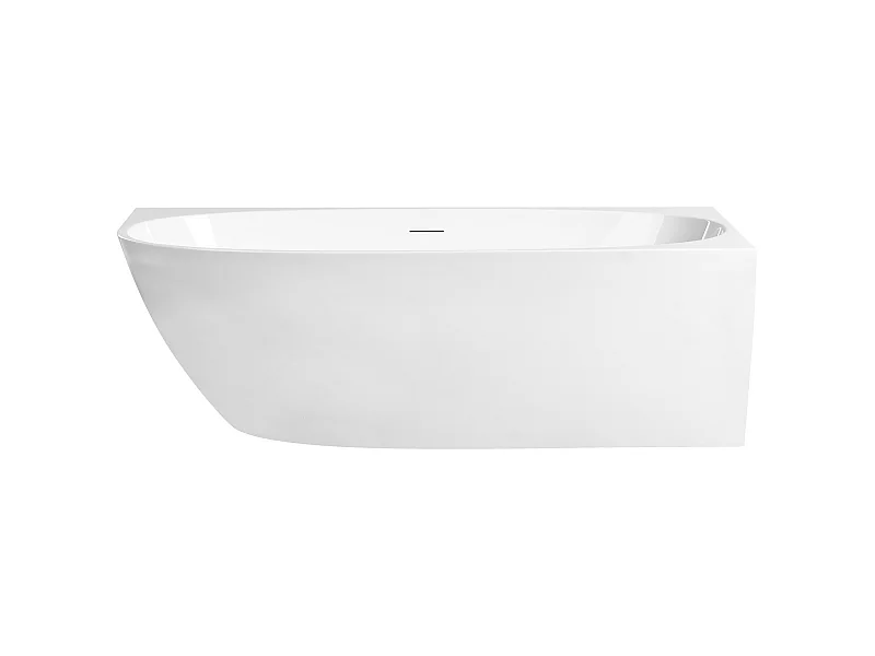 Baignoire d'angle PARNAIBA Côté droite 170 x 80 cm Blanc