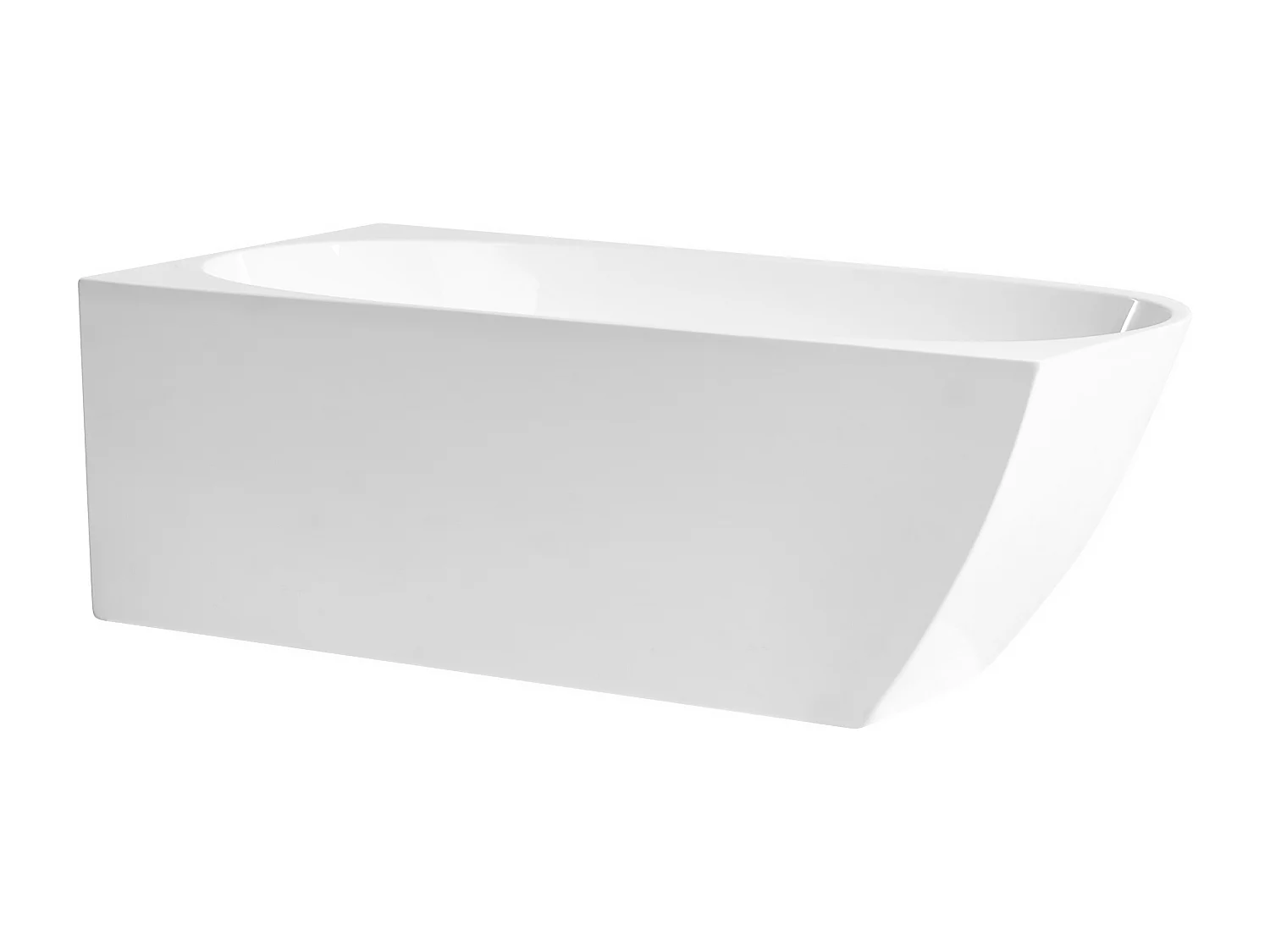 Baignoire d'angle PARNAIBA Côté droite 170 x 80 cm Blanc