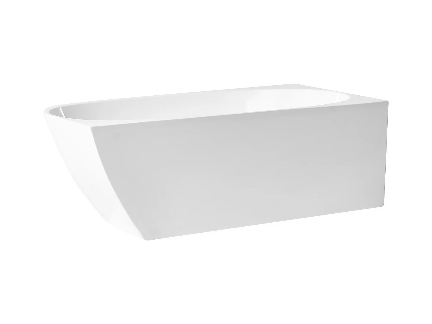 Baignoire d'angle PARNAIBA Côté droit 170 x 80 cm Blanc