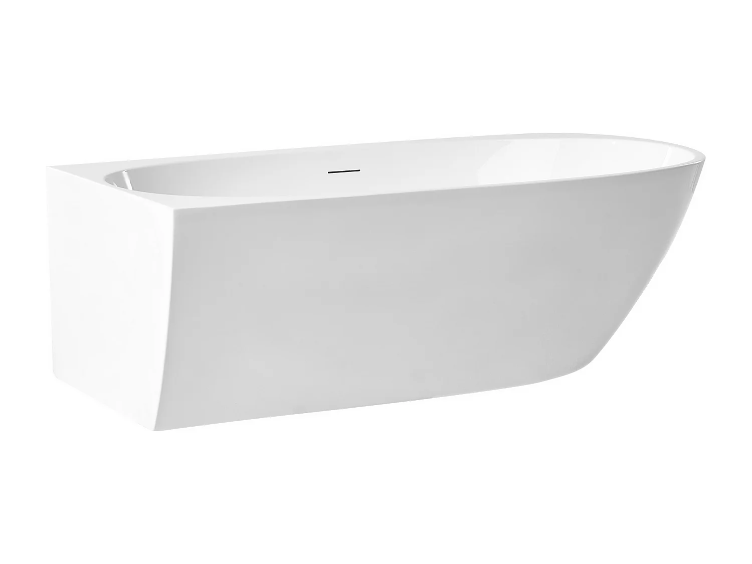 Baignoire d'angle PARNAIBA Côté droit 170 x 80 cm Blanc