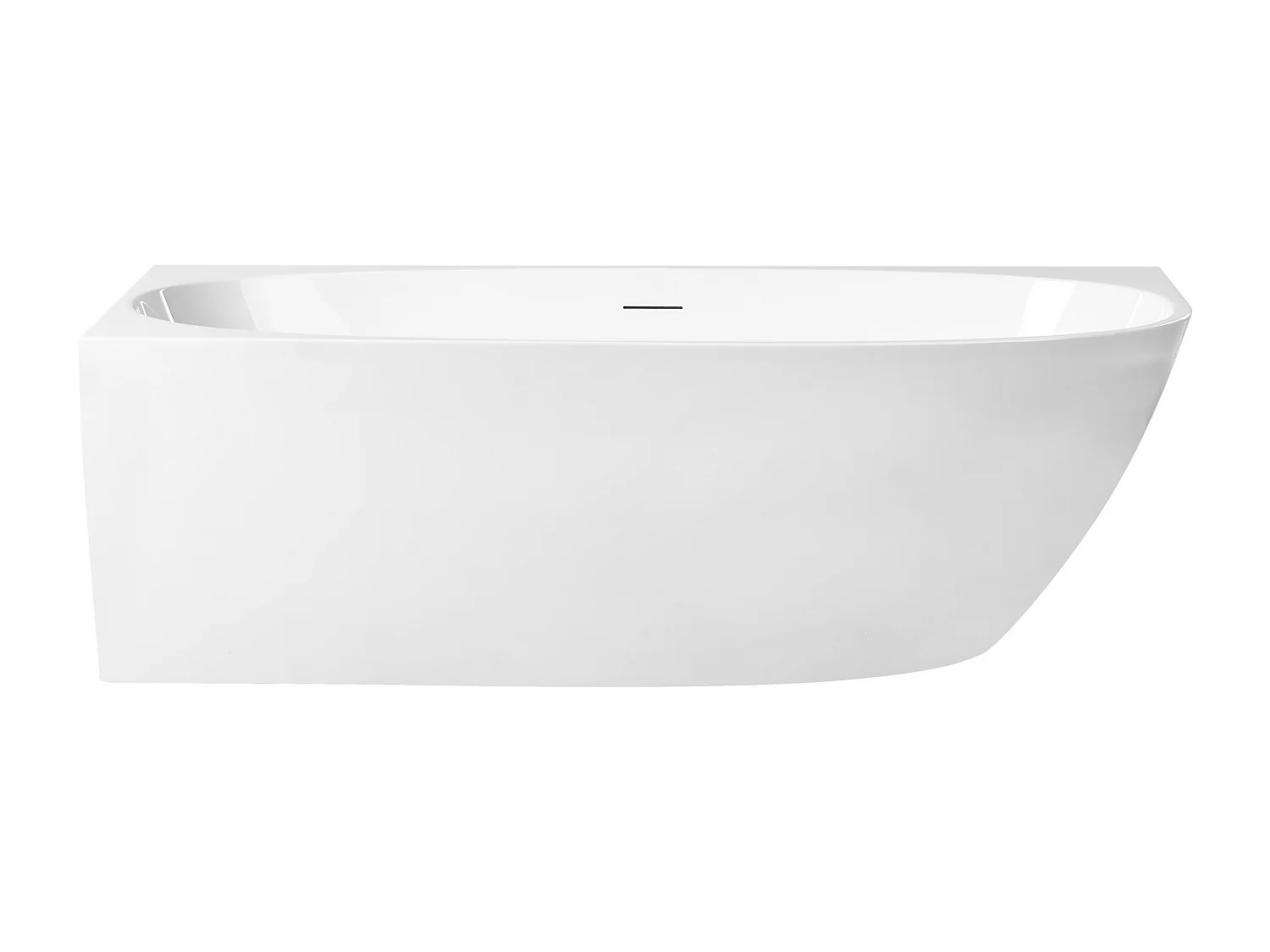 Baignoire d'angle PARNAIBA Côté droit 170 x 80 cm Blanc